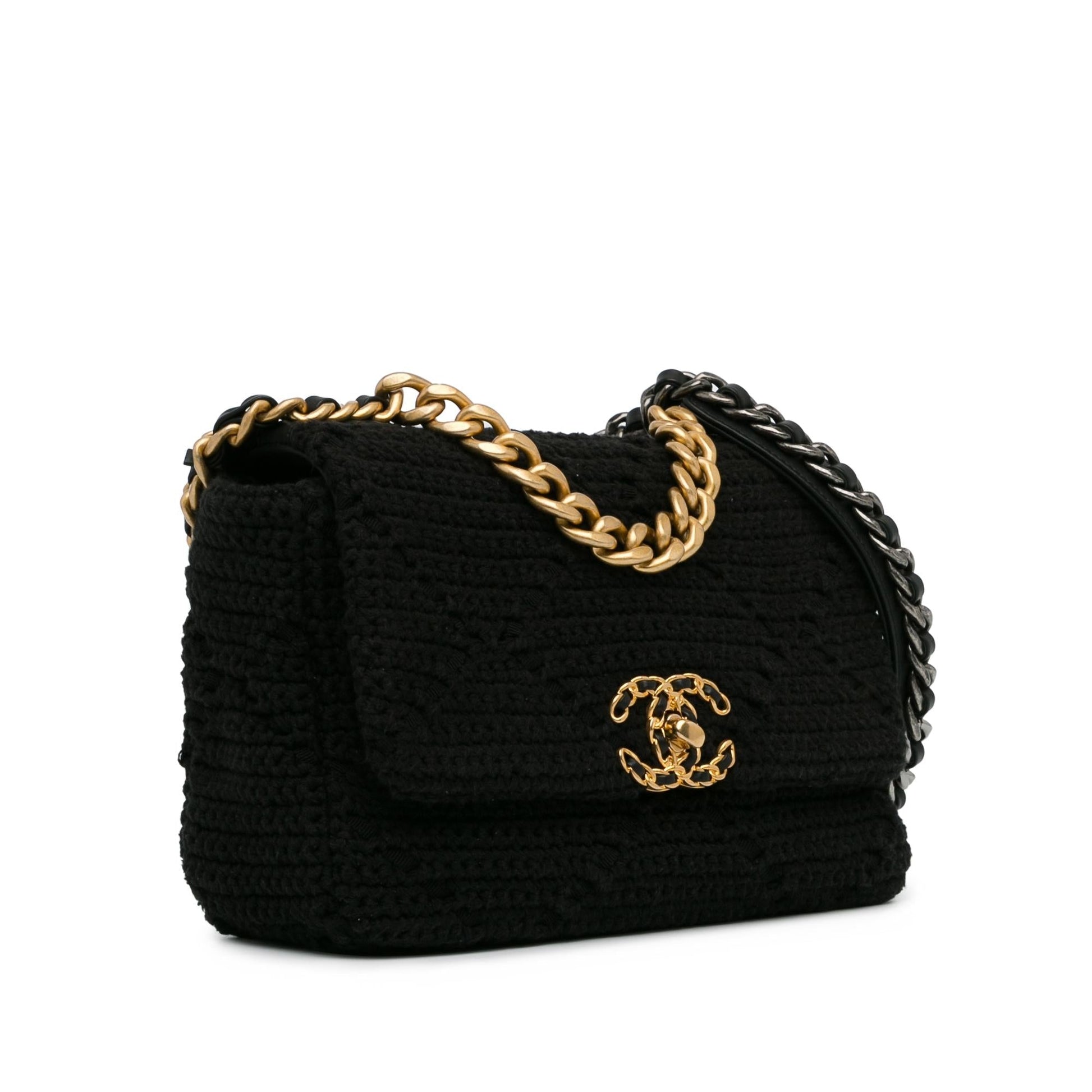 Chanel Medium Crochet 19 Flap (Shg-25L36S) Bag