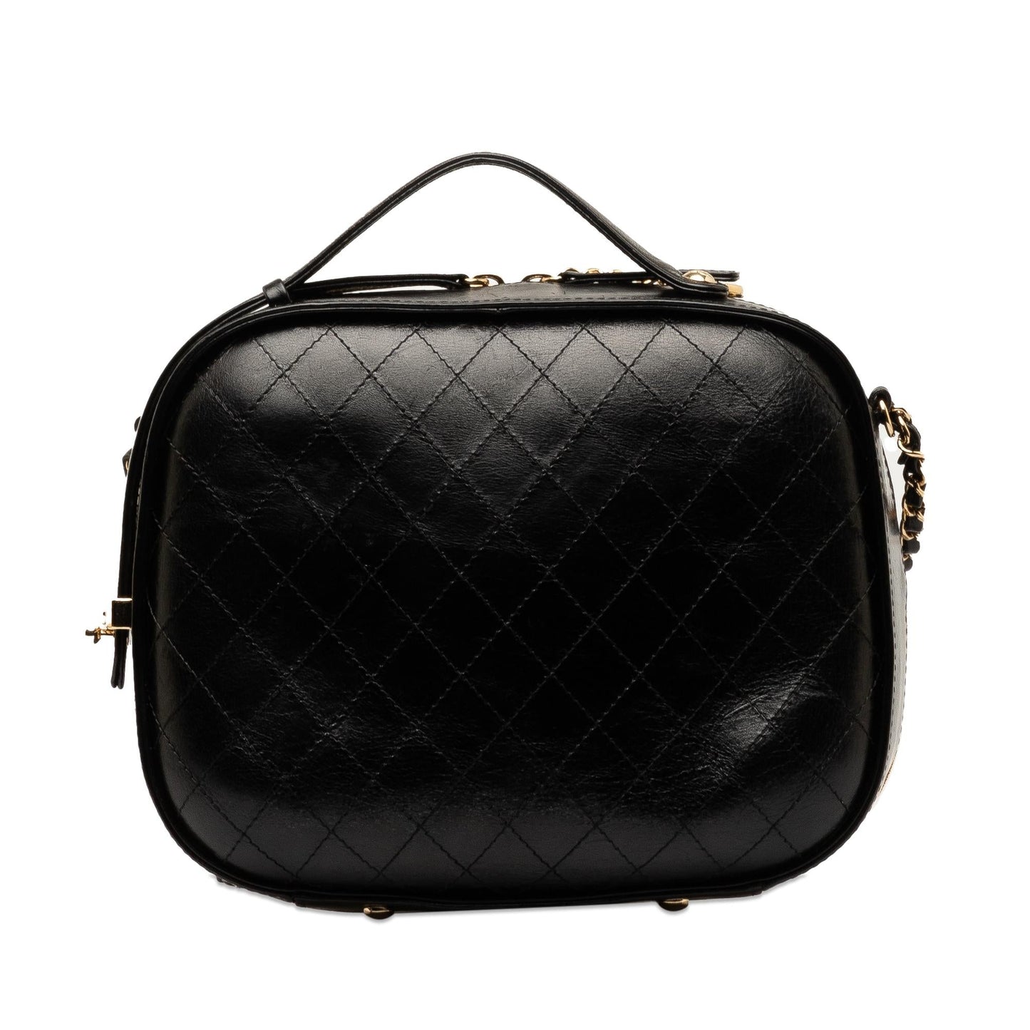 Chanel Crumpled Calfskin Vanity SHG-tJJn02 Handbag
