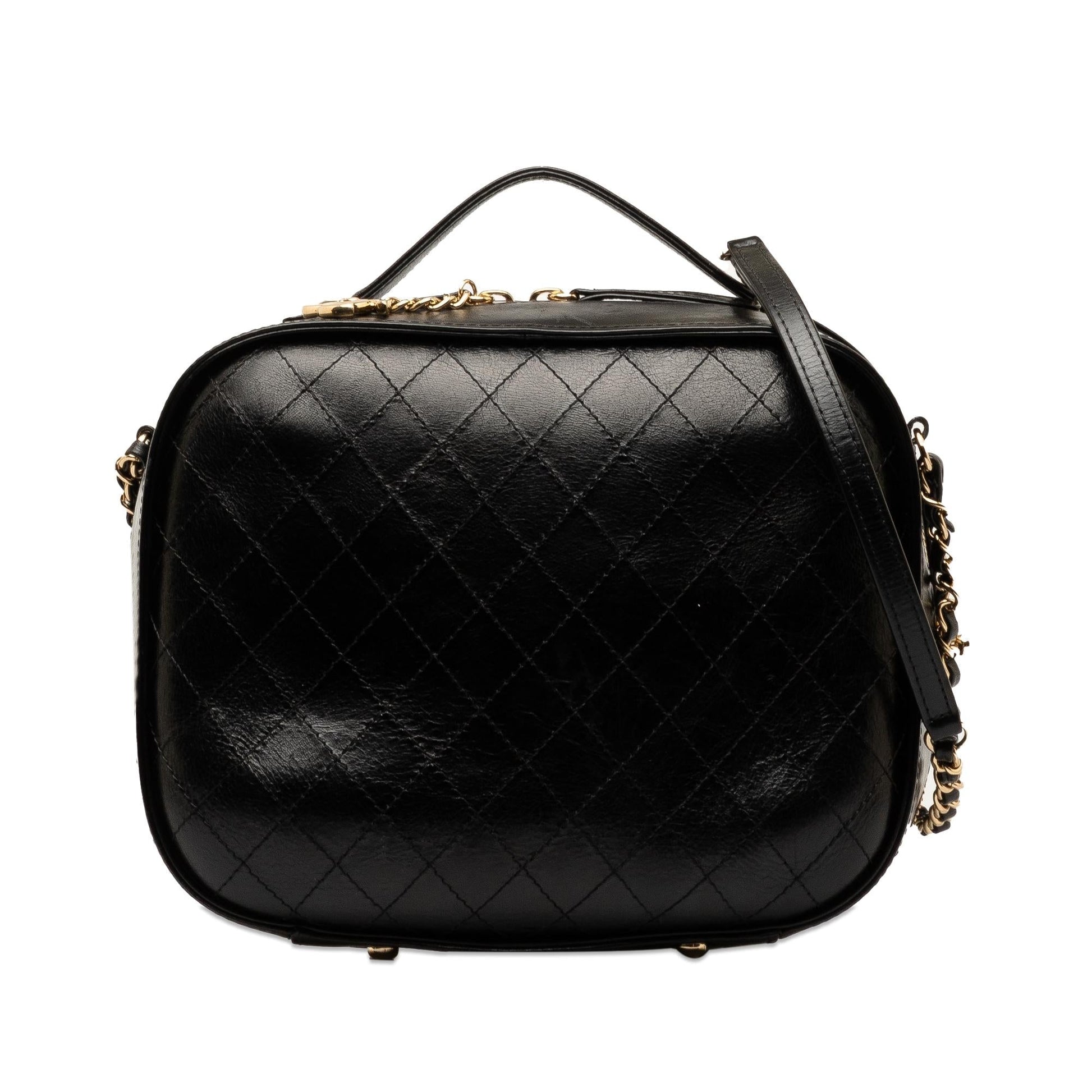 Chanel Medium Crumpled Calfskin Vanity Case (Shg-Tjjn02) Bag