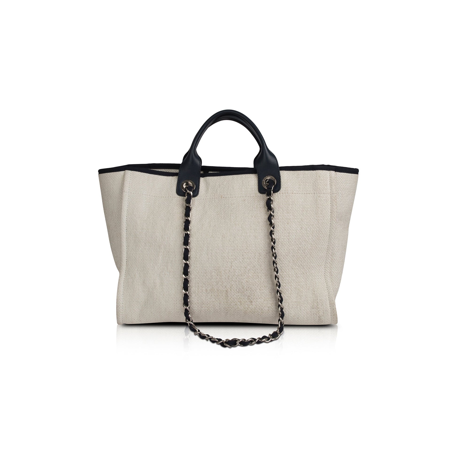 Chanel Deauville Shopping Travel Bag Shopping Tote