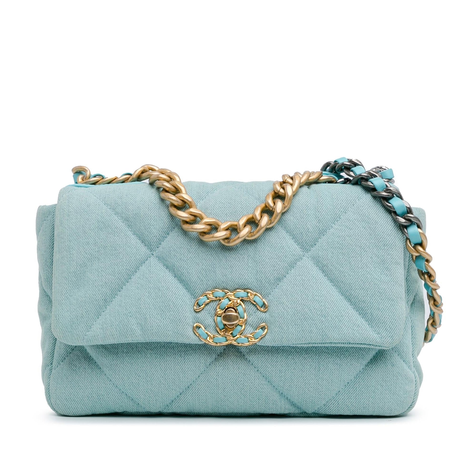 Chanel Denim 19 Flap SHG-eoEooV Shoulder Bag