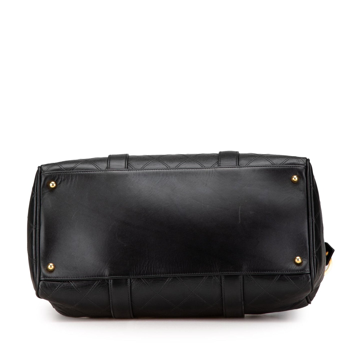 Chanel Diamond Stitch Lambskin Satchel Bag