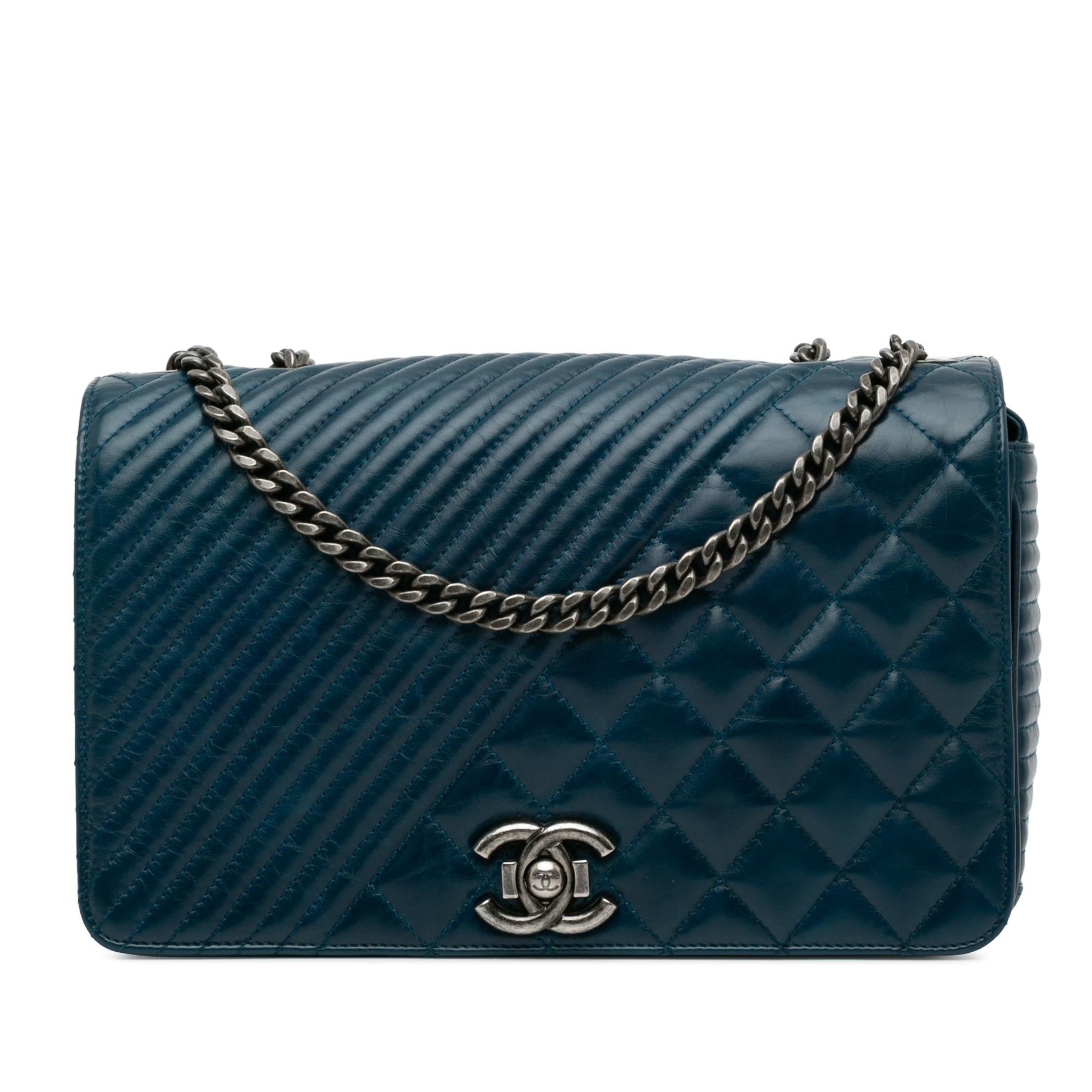 Chanel Glazed Calfskin Coco Boy Flap SHG-VShXU8 Handbag