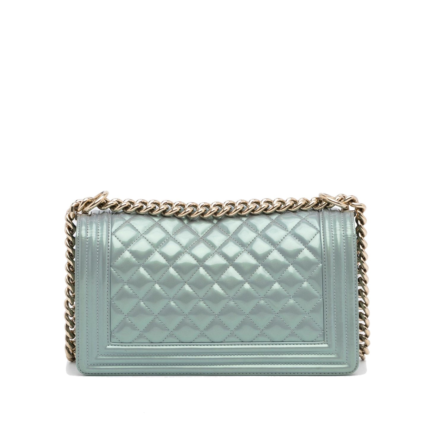 Chanel Iridescent Patent Boy Flap SHG-lOCDFl Handbag