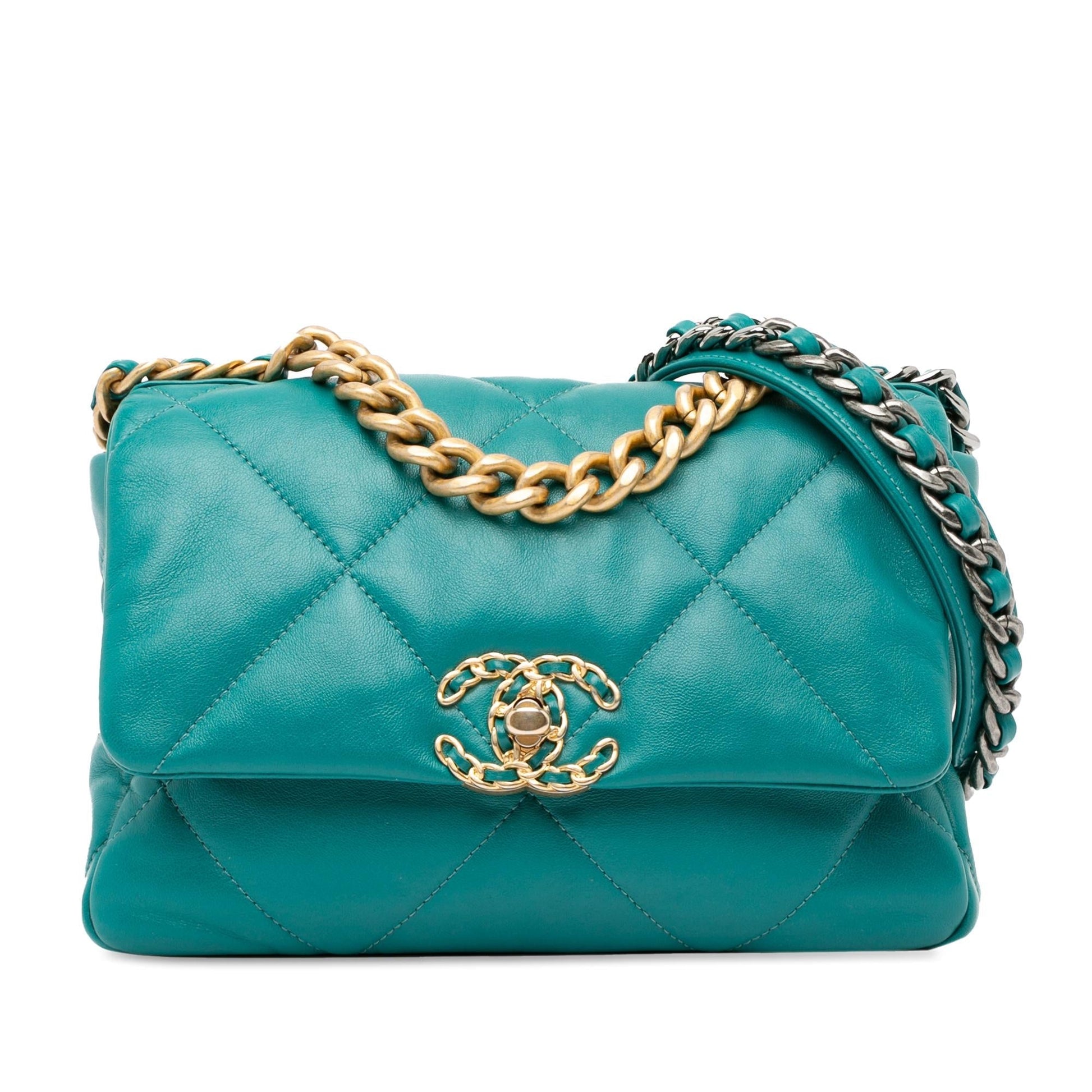 Chanel Lambskin 19 Flap SHG-EDg0IF Handbag