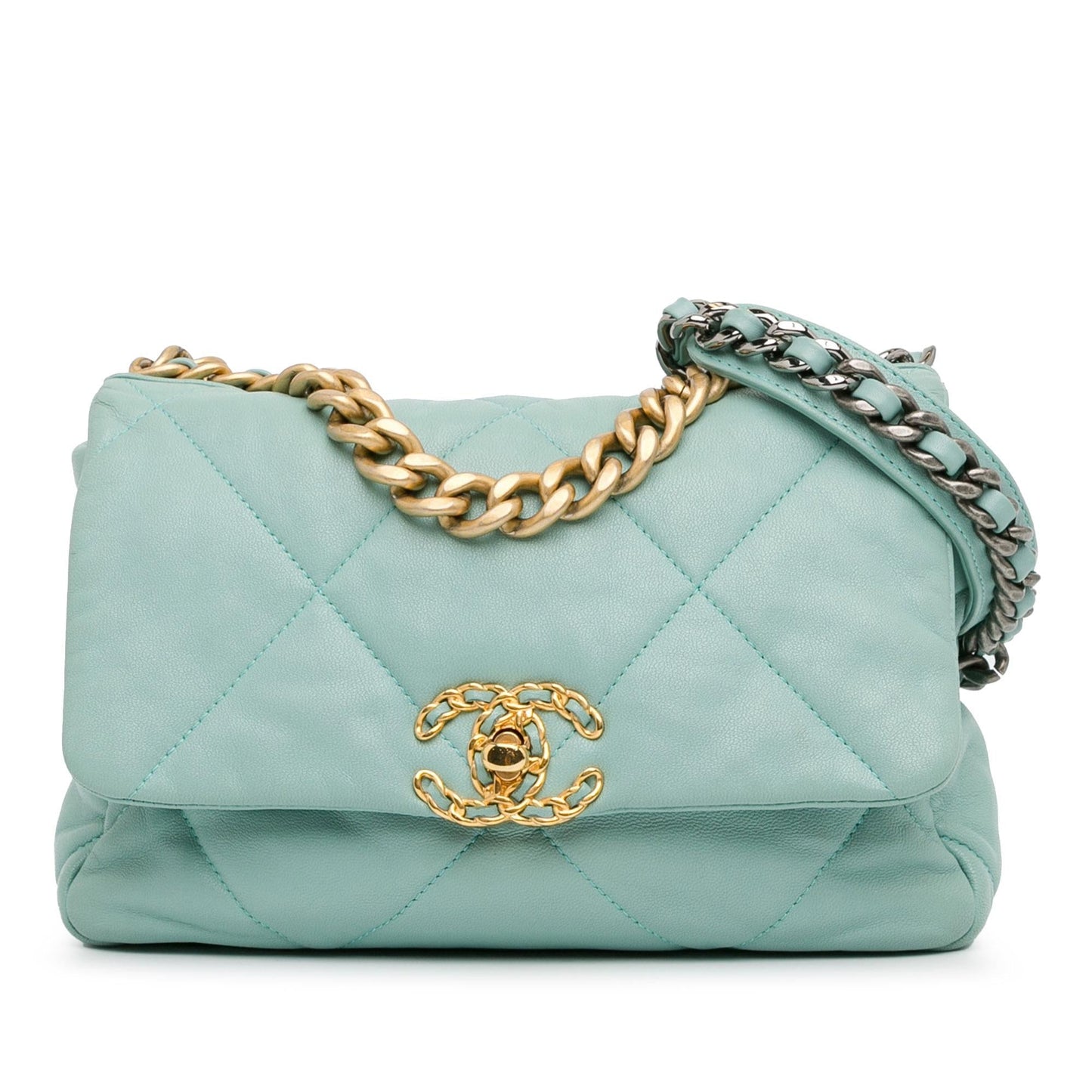 Chanel Lambskin 19 Flap SHG-MRfv5Z Handbag