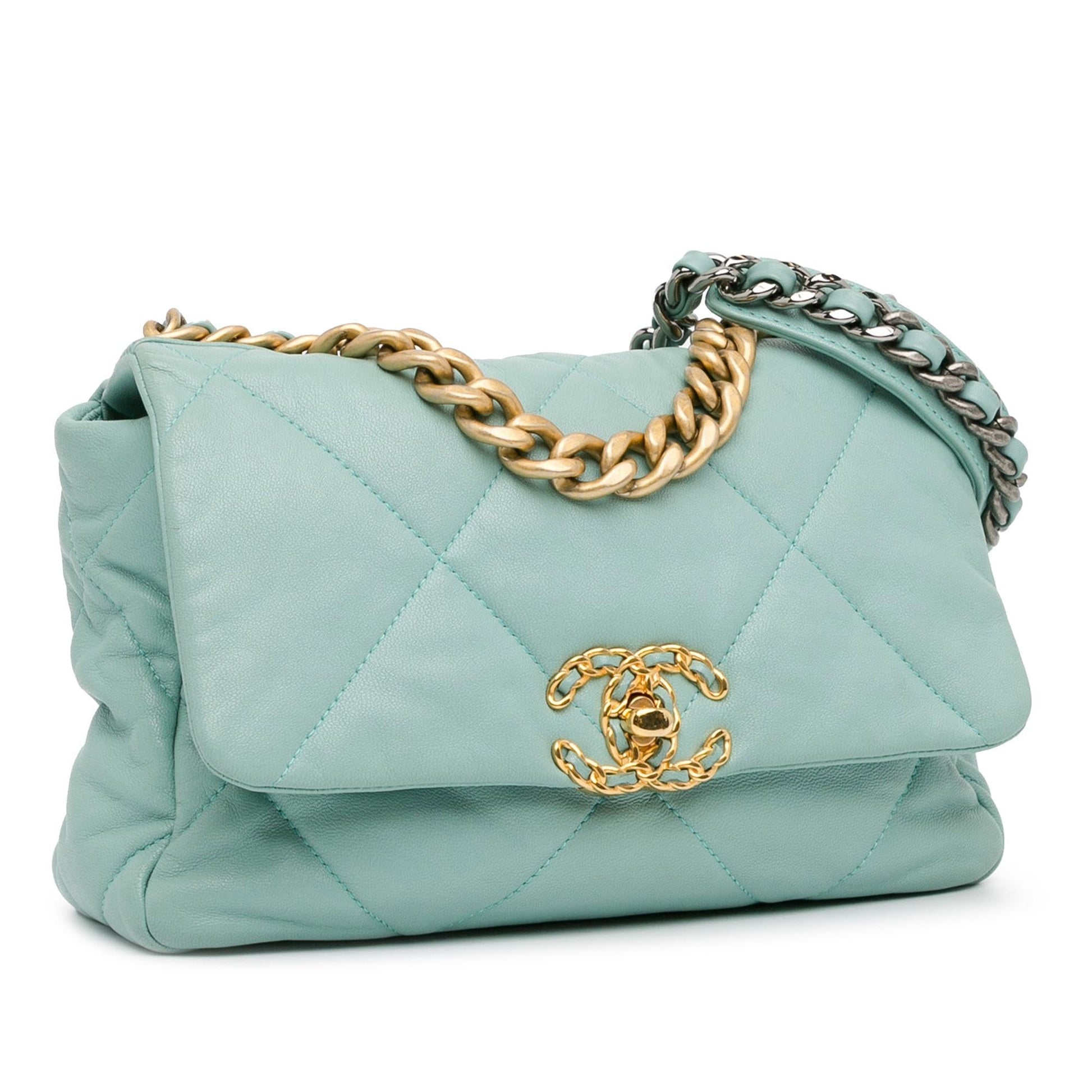 Chanel Lambskin 19 Flap SHG-MRfv5Z Handbag