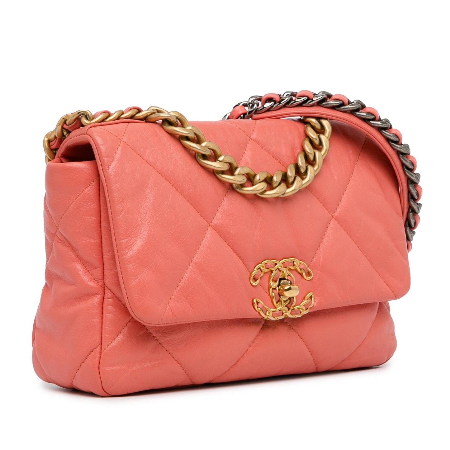 Chanel Lambskin 19 Flap SHG-3kILnI Handbag