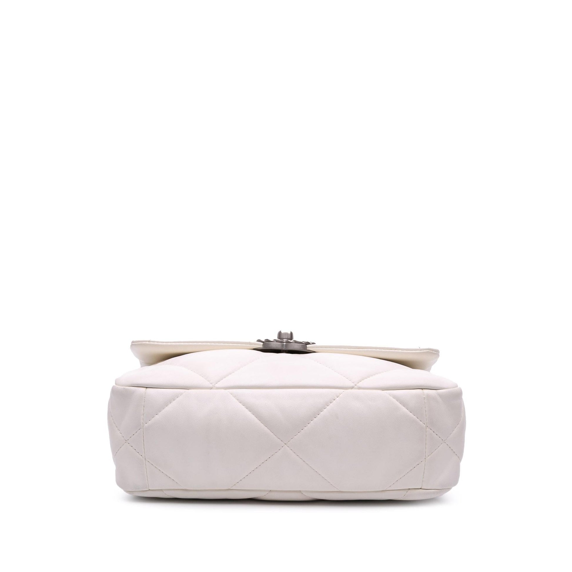 Chanel Lambskin 19 Flap Handbag Flap 5