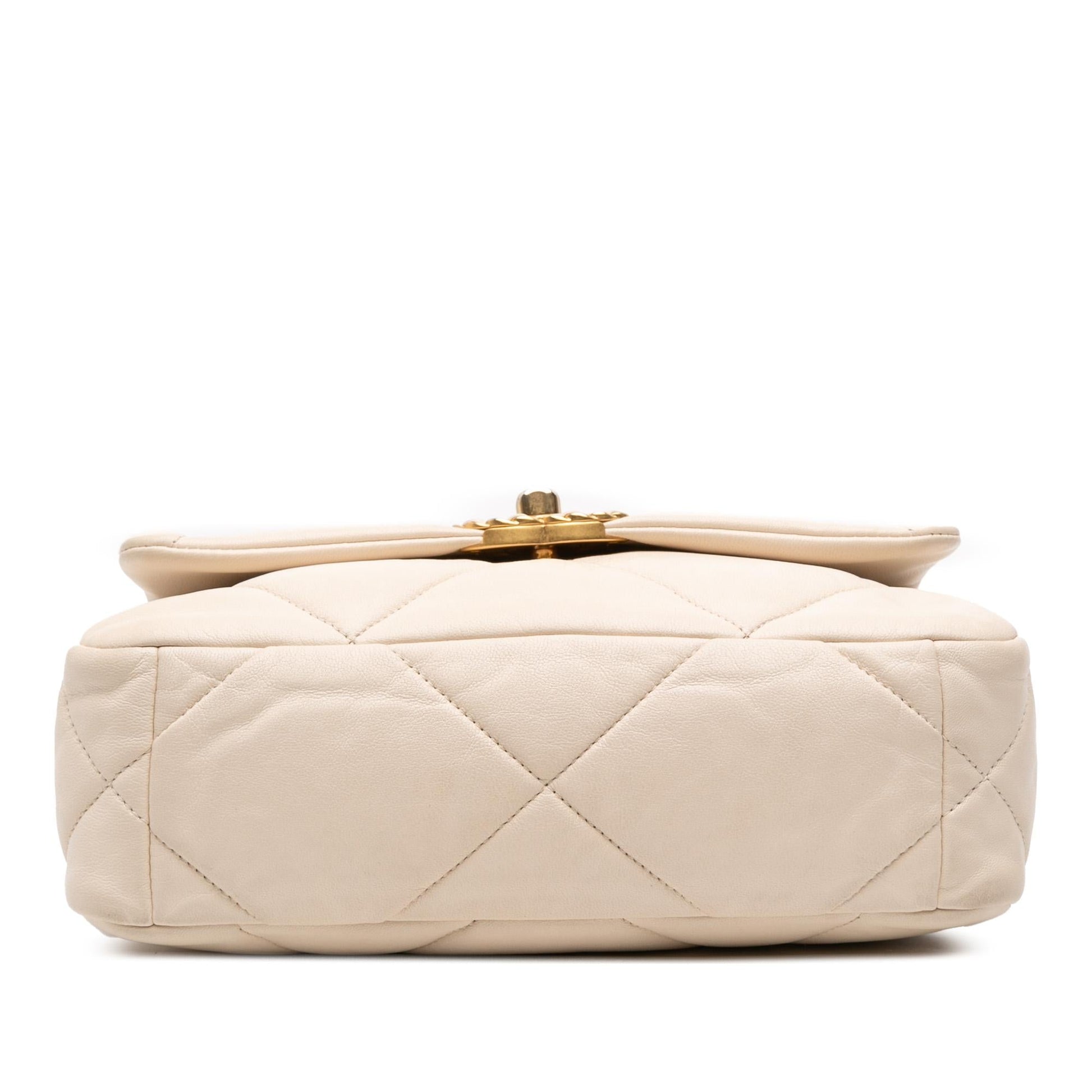 Chanel Lambskin 19 Flap Handbag Flap 6