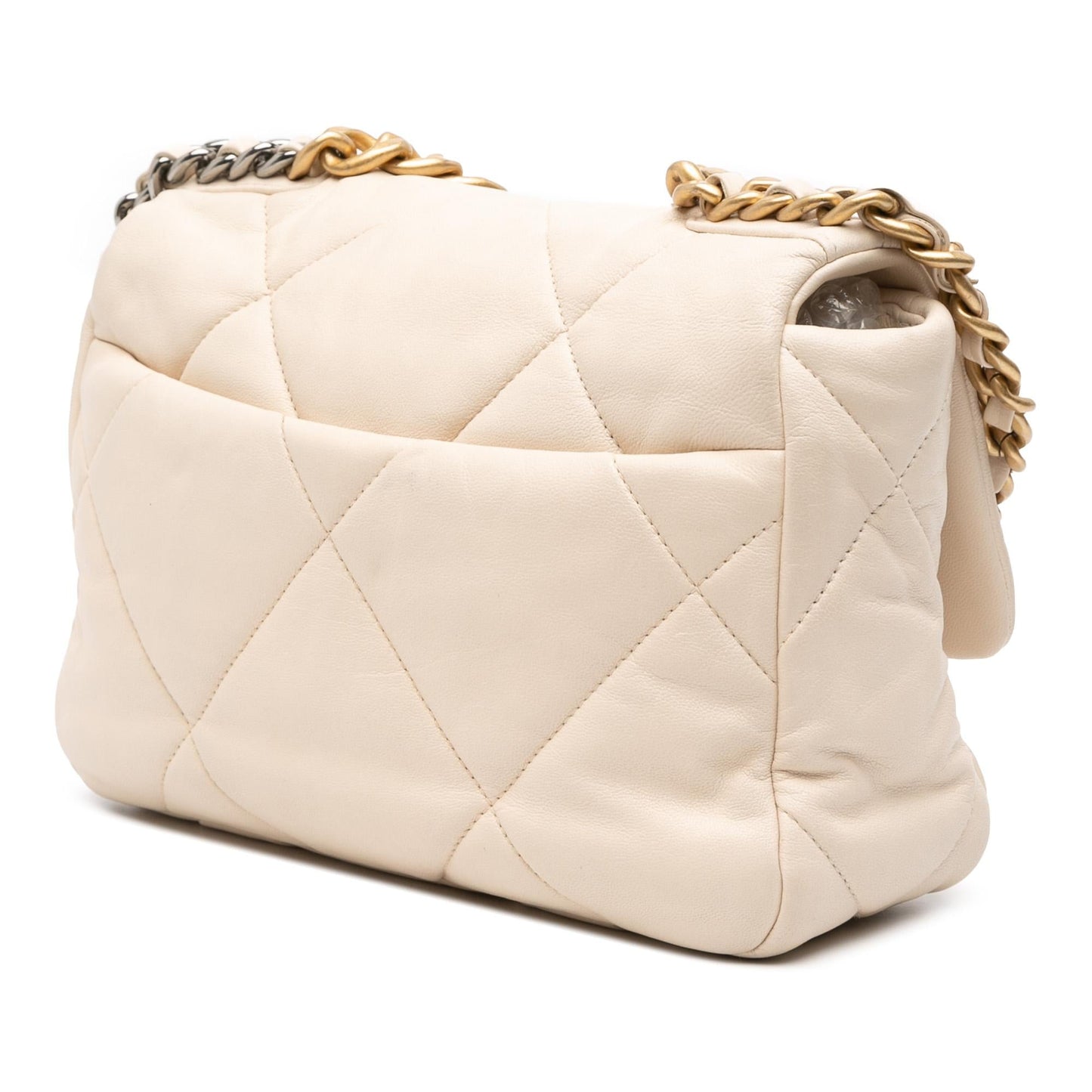 Chanel Lambskin 19 Flap Handbag Flap 6