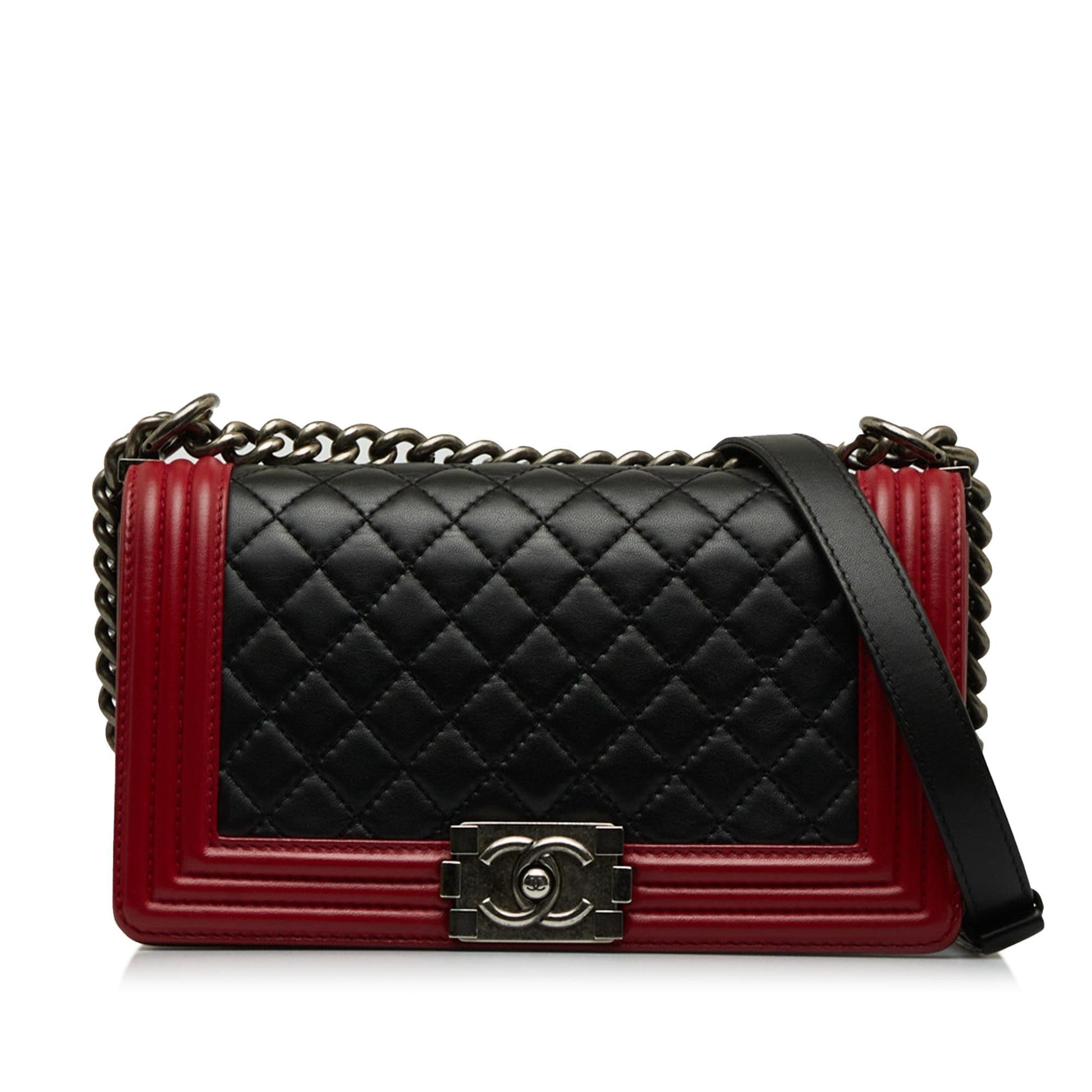 Chanel Lambskin Boy Bicolor Flap SHG-rAk6LZ Shoulder Bag