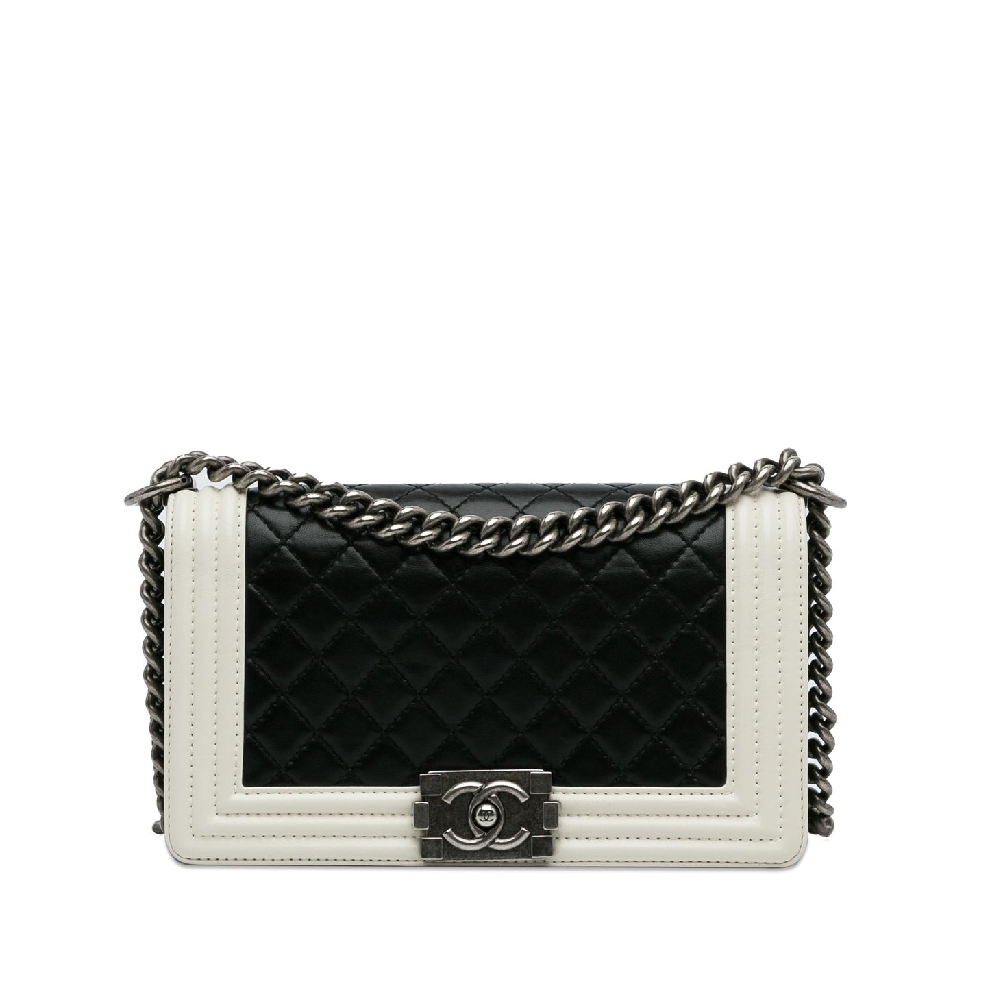 Chanel Lambskin Boy Bicolor Flap SHG-MjfI80 Shoulder Bag