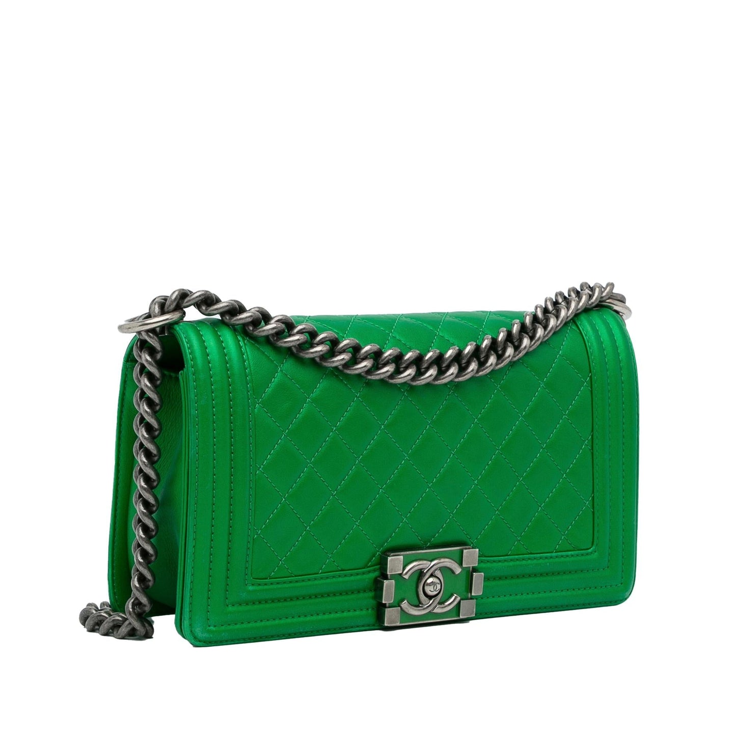 Chanel Lambskin Boy Flap SHG-2AMOG1 Shoulder Bag