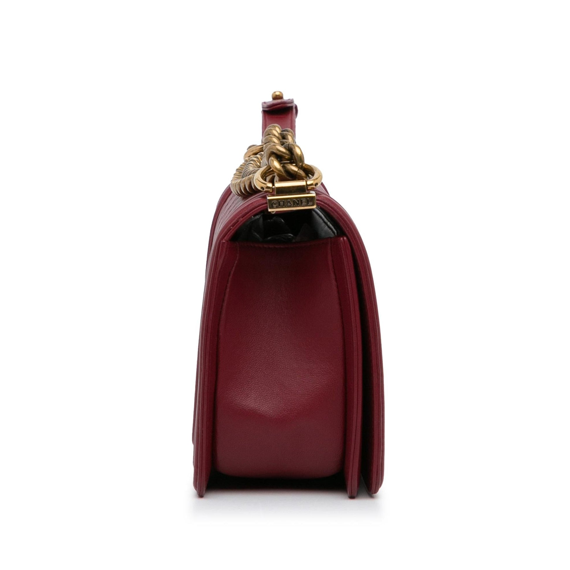 Chanel Lambskin Boy Flap SHG-FIM8qt Shoulder Bag
