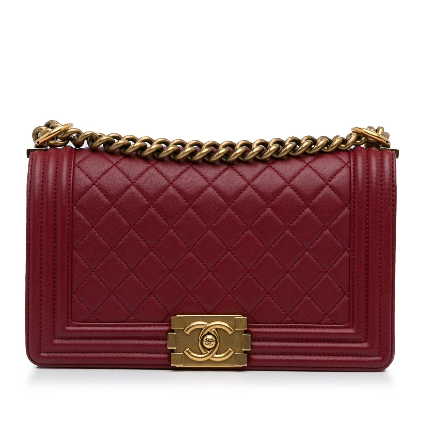 Chanel Lambskin Boy Flap SHG-FIM8qt Shoulder Bag