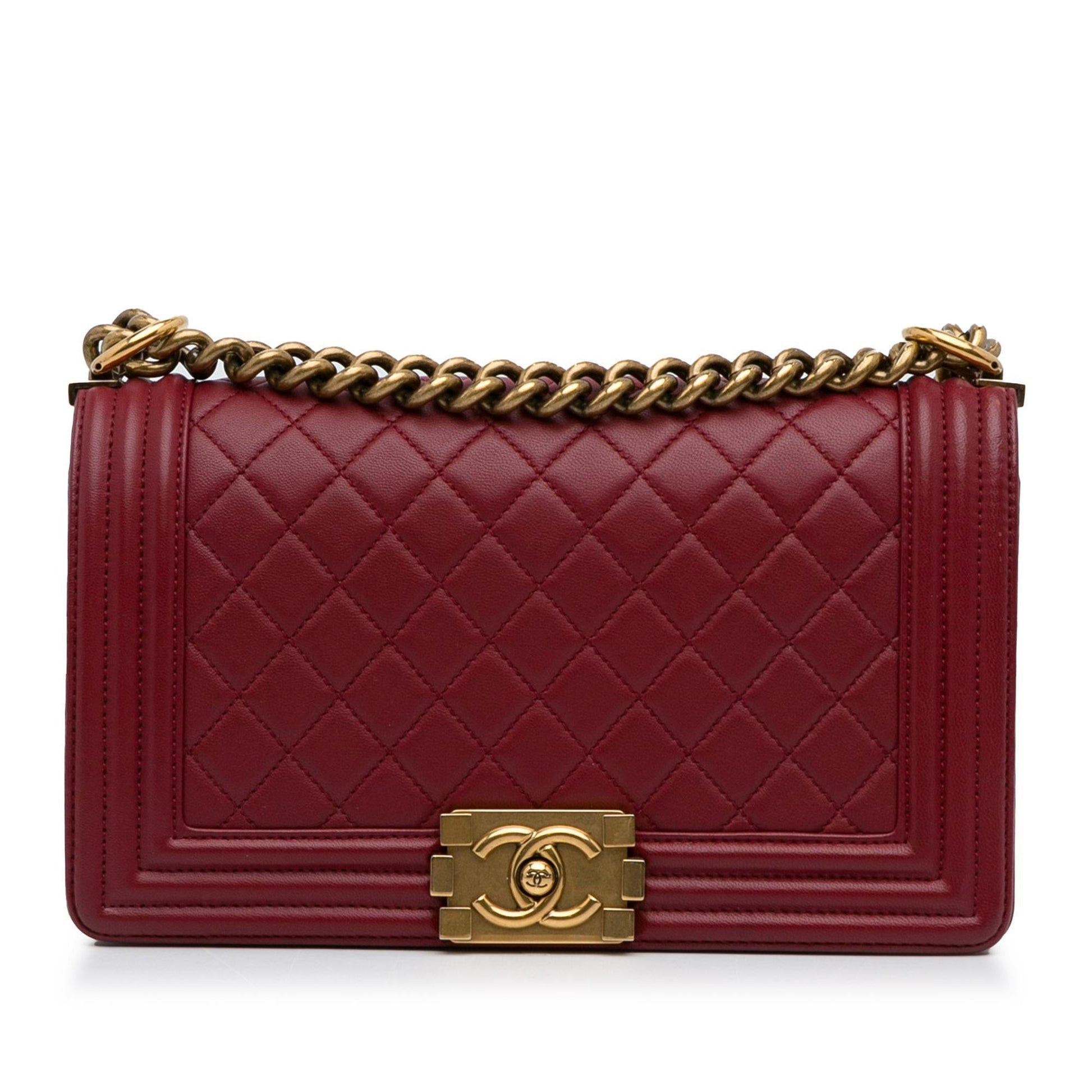 Chanel Lambskin Boy Flap SHG-FIM8qt Shoulder Bag