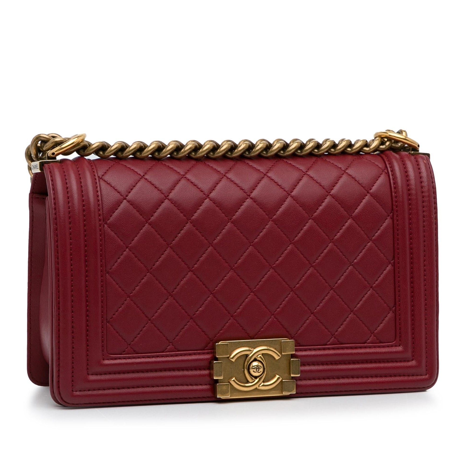 Chanel Lambskin Boy Flap SHG-FIM8qt Shoulder Bag