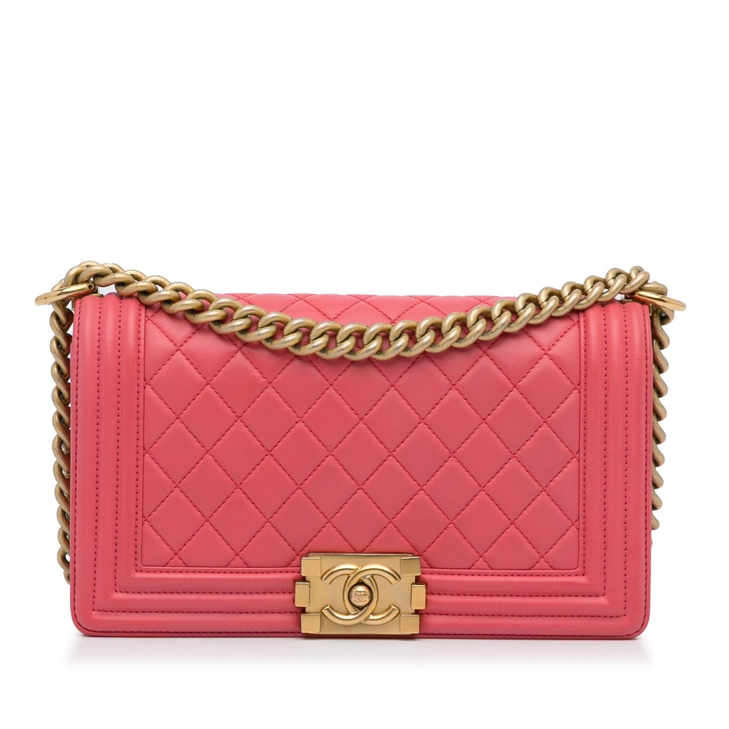 Chanel Lambskin Boy Flap SHG-5TRcJM Shoulder Bag