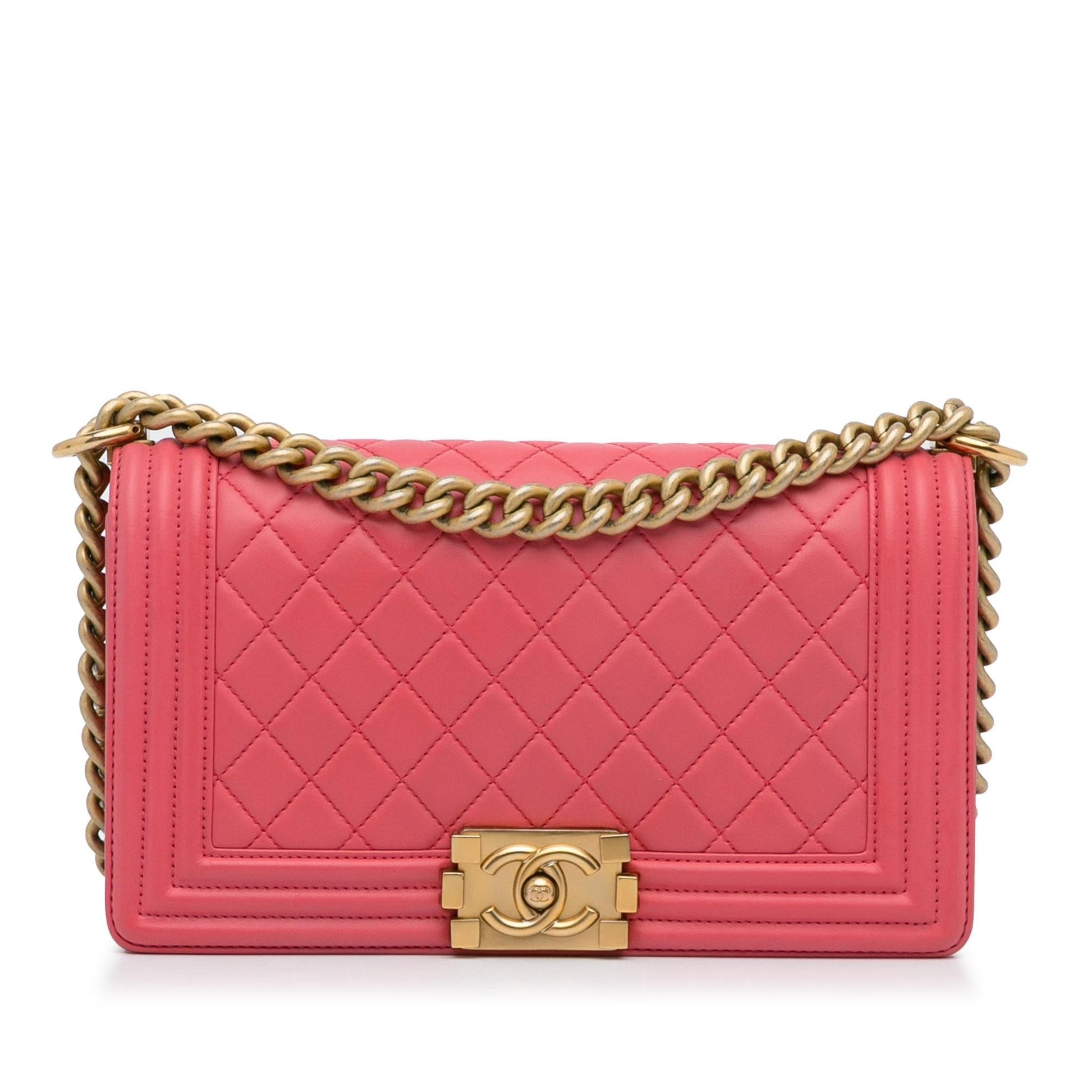 Chanel Lambskin Boy Flap SHG-5TRcJM Shoulder Bag