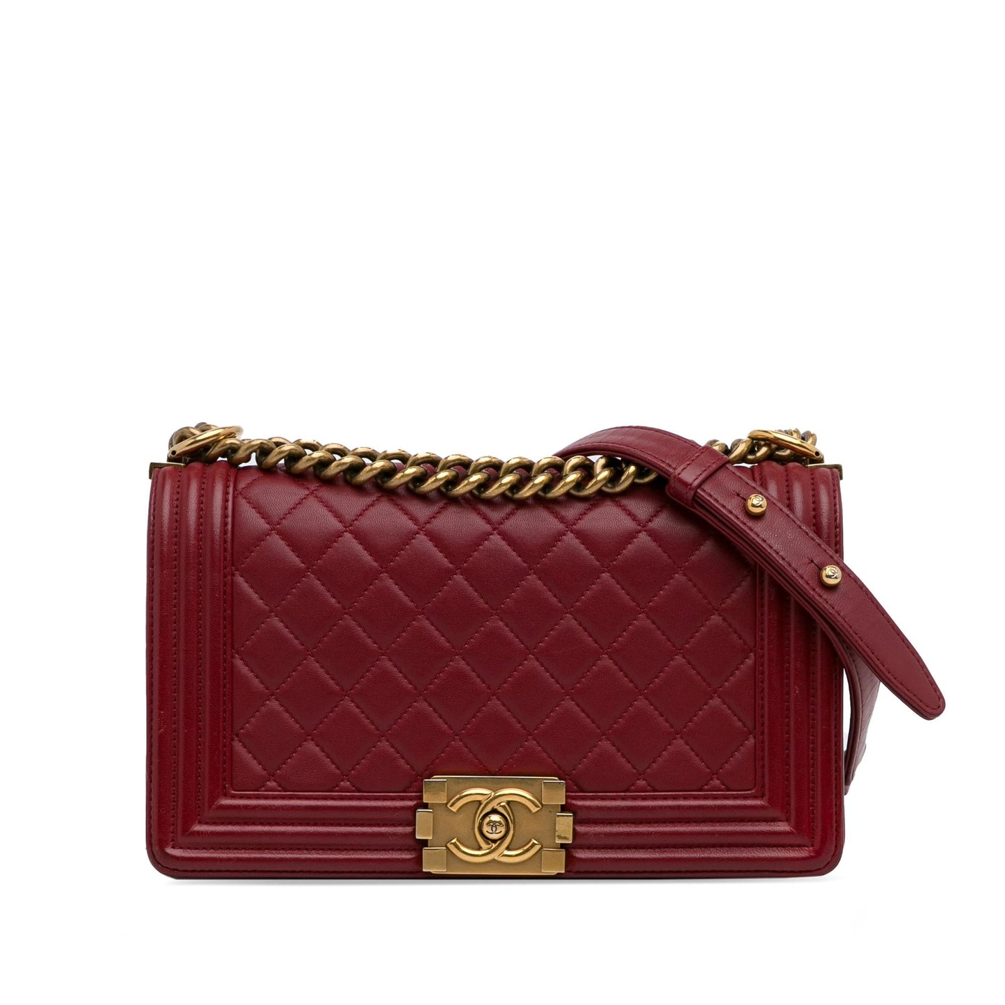 Chanel Lambskin Boy Flap SHG-8UJu8C Shoulder Bag