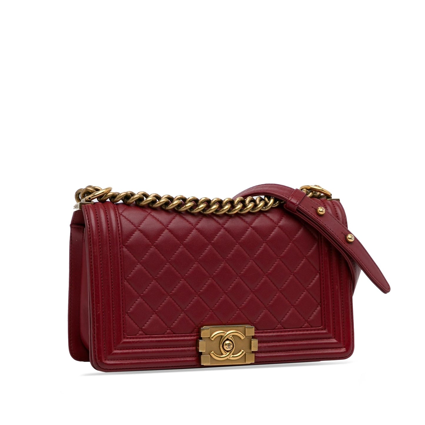 Chanel Lambskin Boy Flap SHG-8UJu8C Shoulder Bag