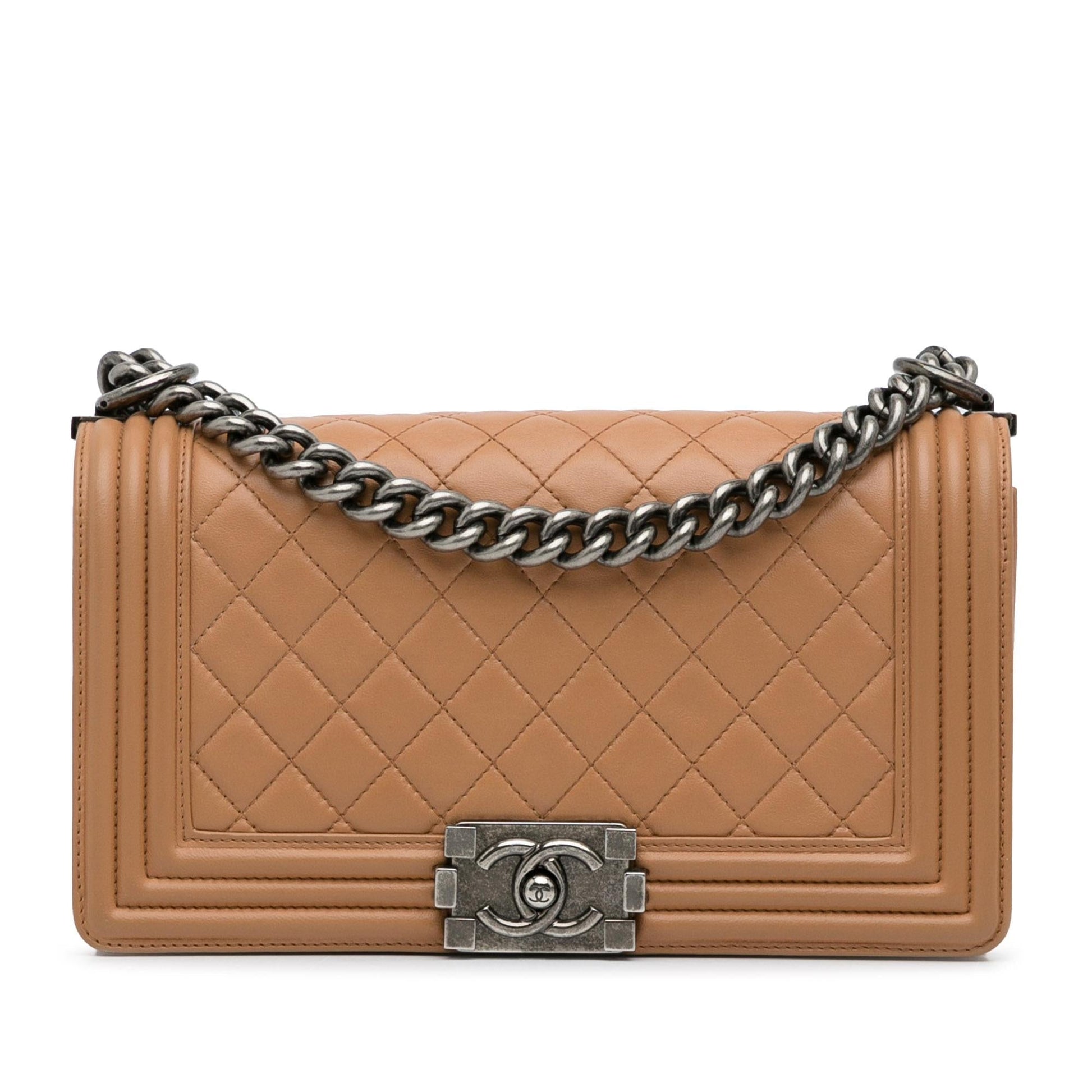 Chanel Lambskin Boy Flap SHG-12u1uJ Shoulder Bag