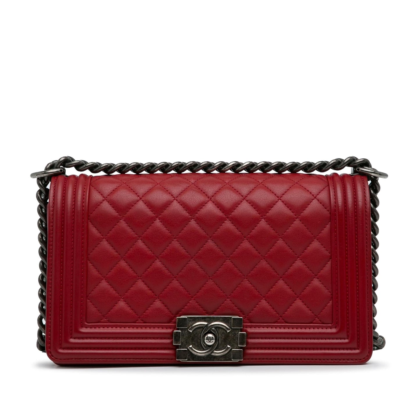 Chanel Lambskin Boy Flap SHG-HGvn58 Shoulder Bag