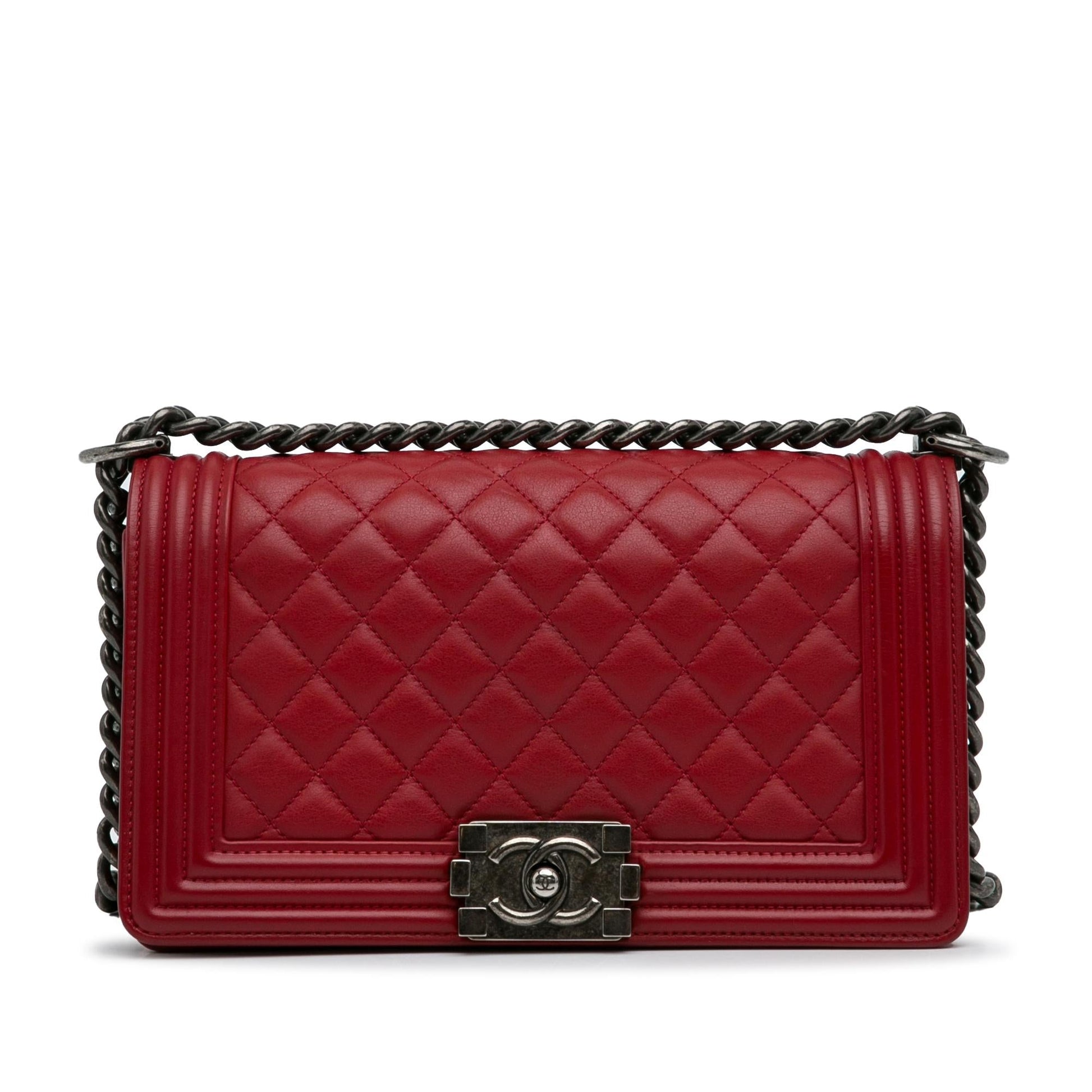 Chanel Lambskin Boy Flap SHG-HGvn58 Shoulder Bag