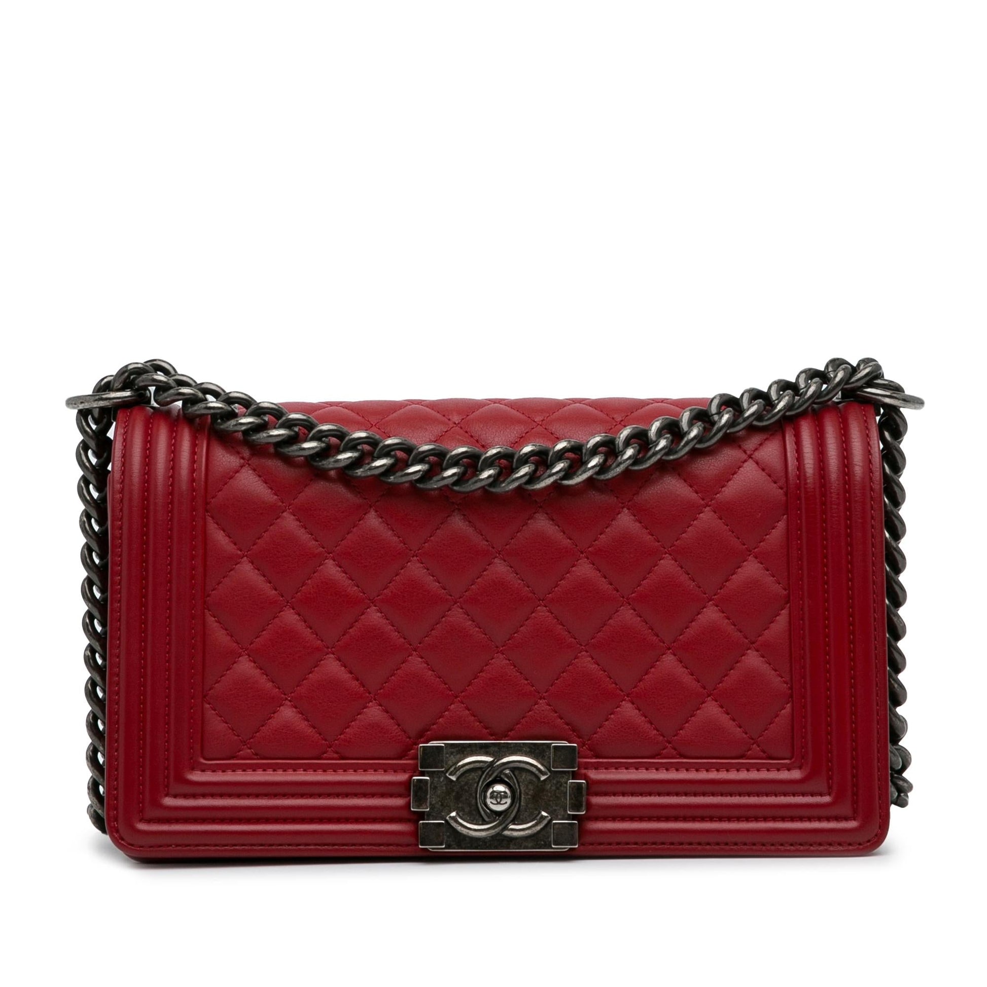 Chanel Lambskin Boy Flap SHG-HGvn58 Shoulder Bag
