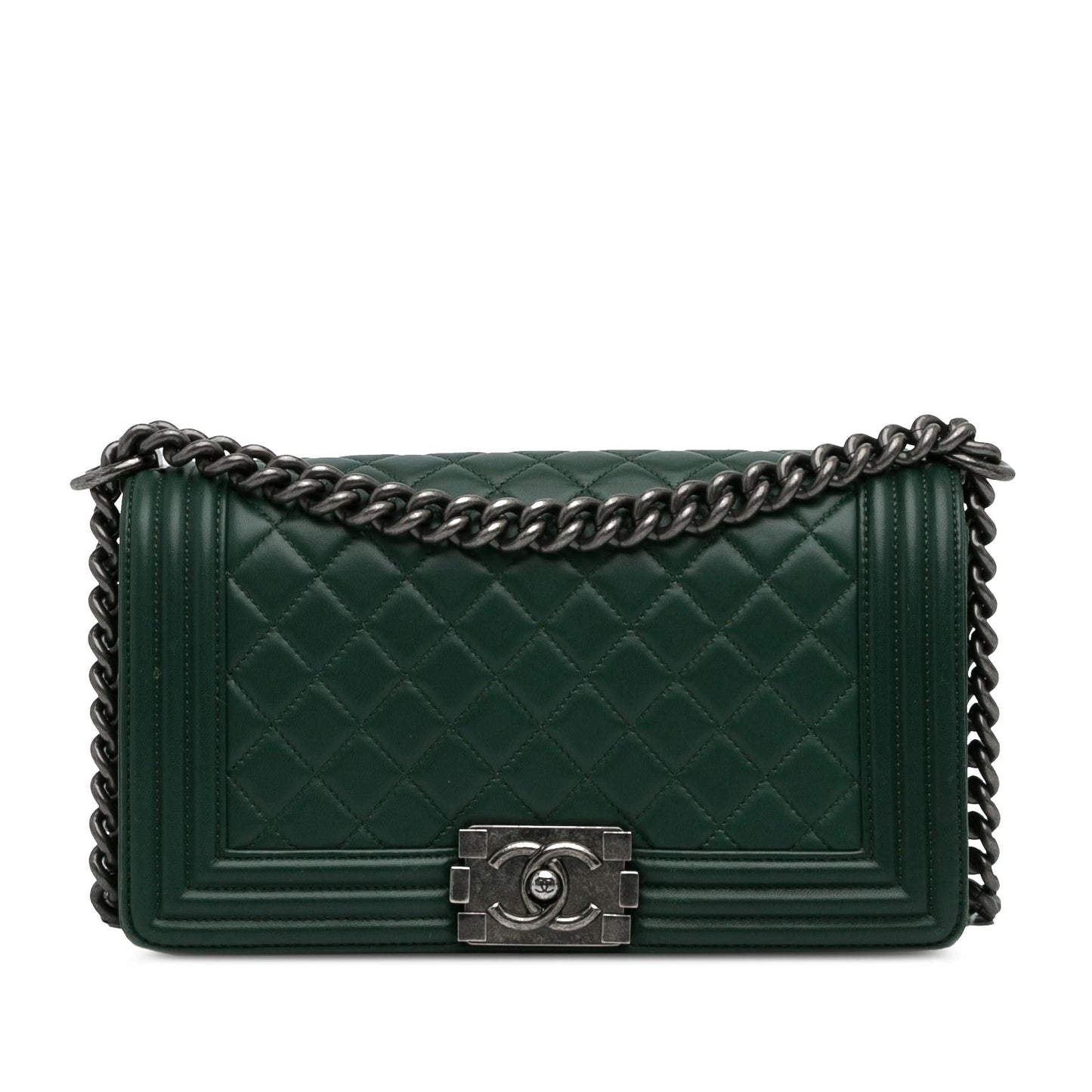 Chanel Lambskin Boy Flap SHG-6P7DVs Shoulder Bag