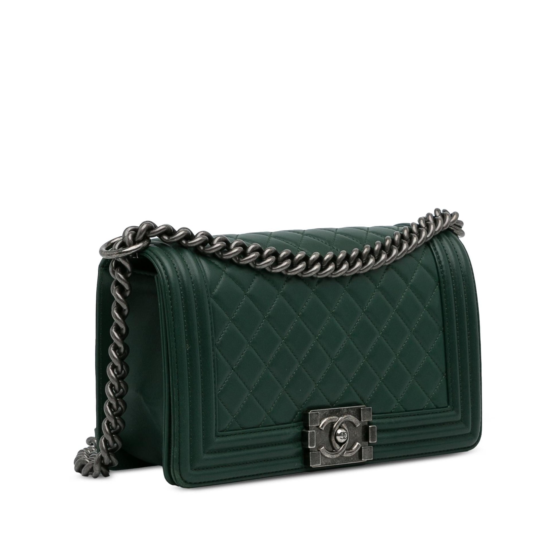 Chanel Lambskin Boy Flap SHG-6P7DVs Shoulder Bag