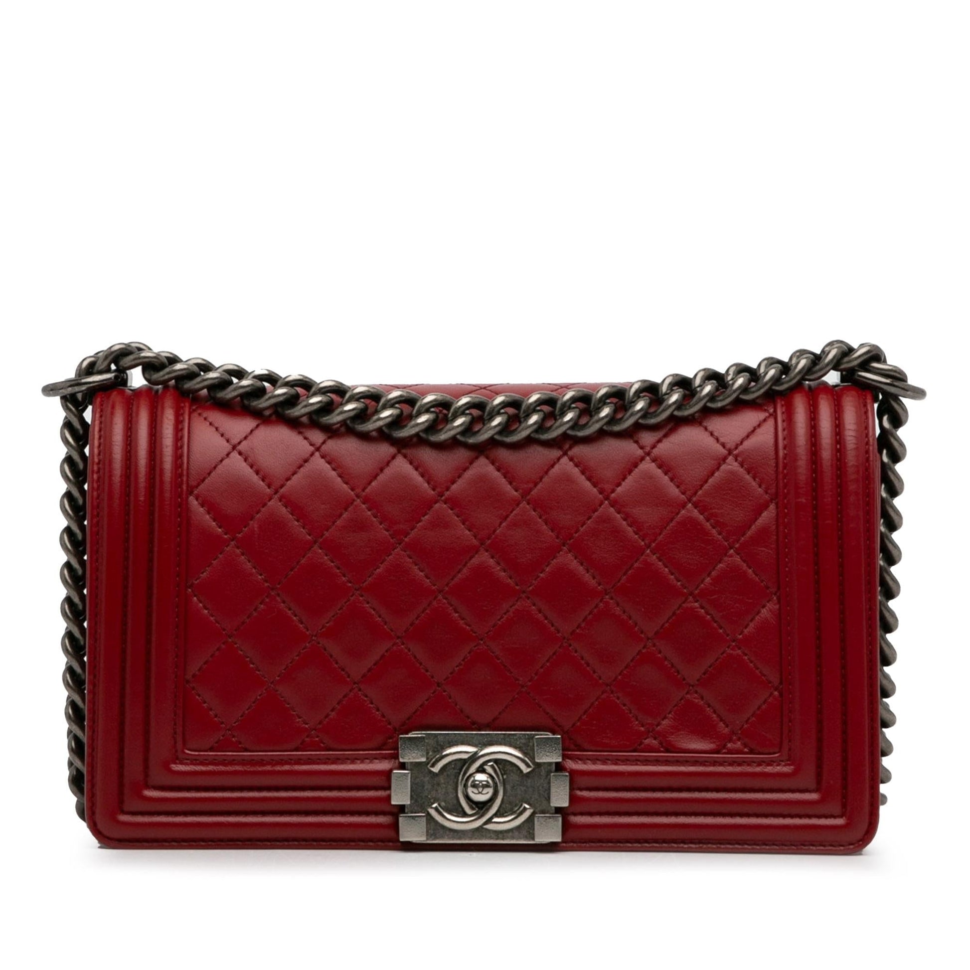 Chanel Lambskin Boy Flap SHG-2gxYBH Shoulder Bag