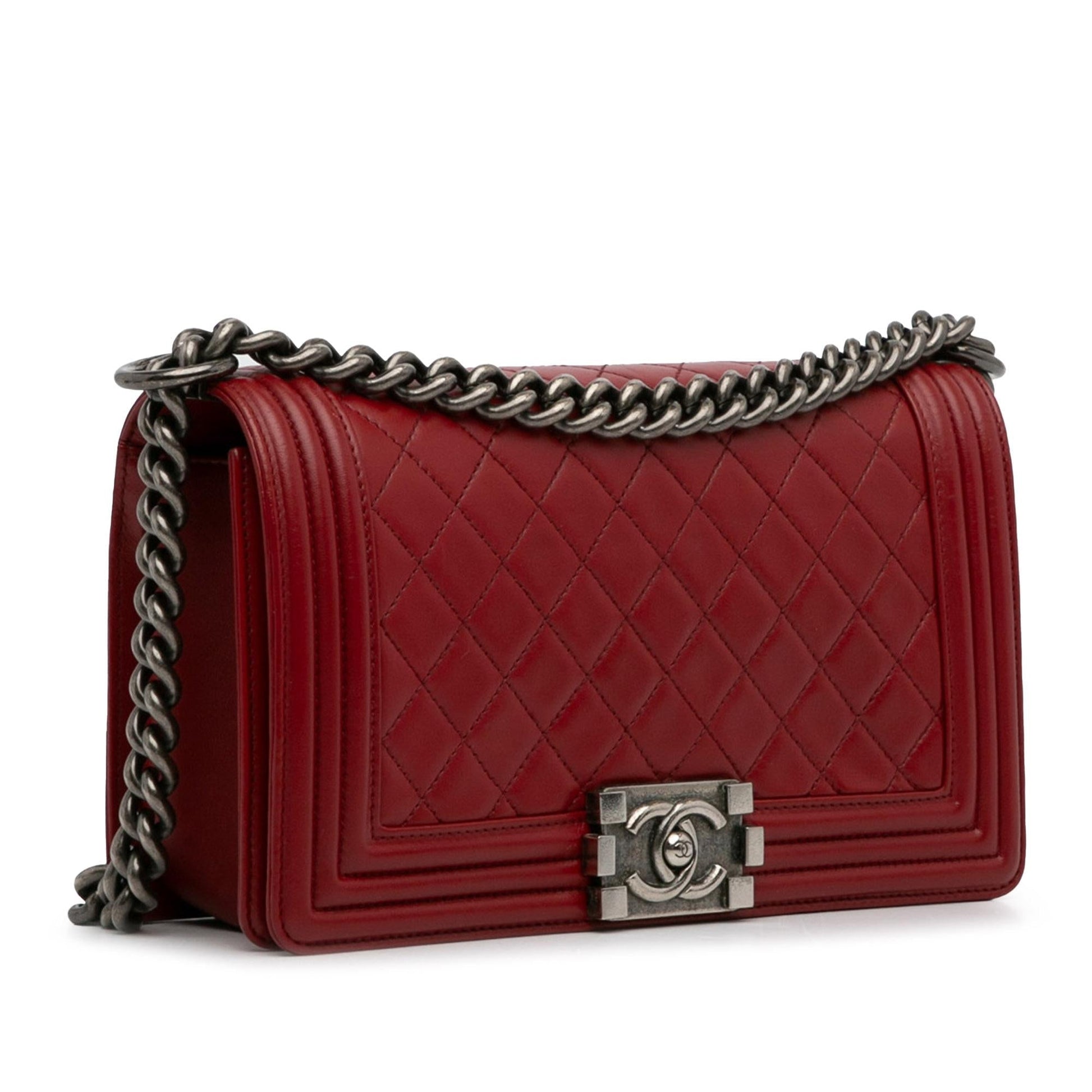 Chanel Lambskin Boy Flap SHG-2gxYBH Shoulder Bag