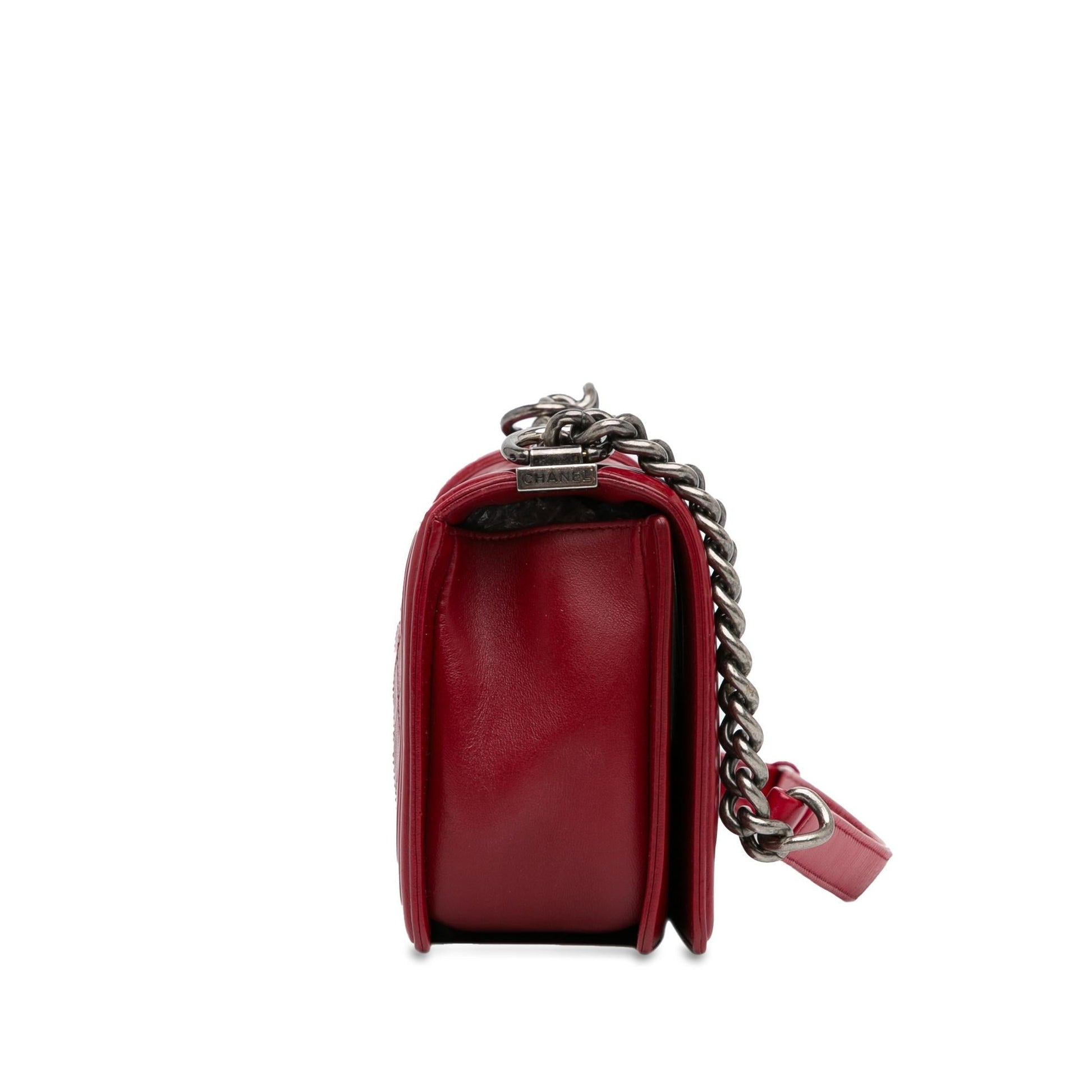 Chanel Lambskin Boy Flap SHG-c1RccM Handbag