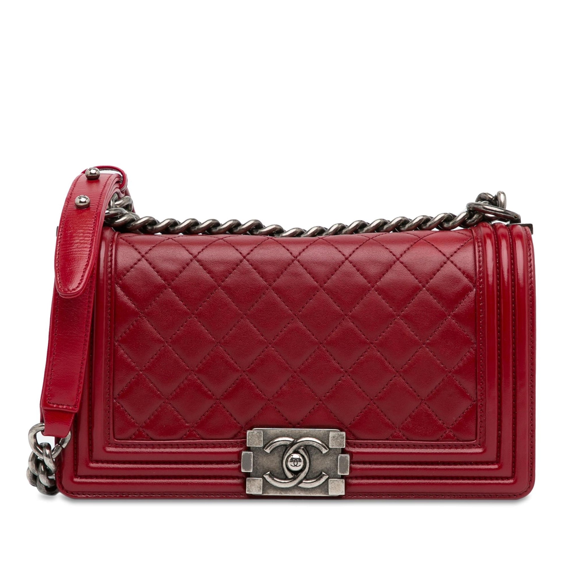 Chanel Medium Lambskin Boy Flap (Shg-C1Rccm) Bag