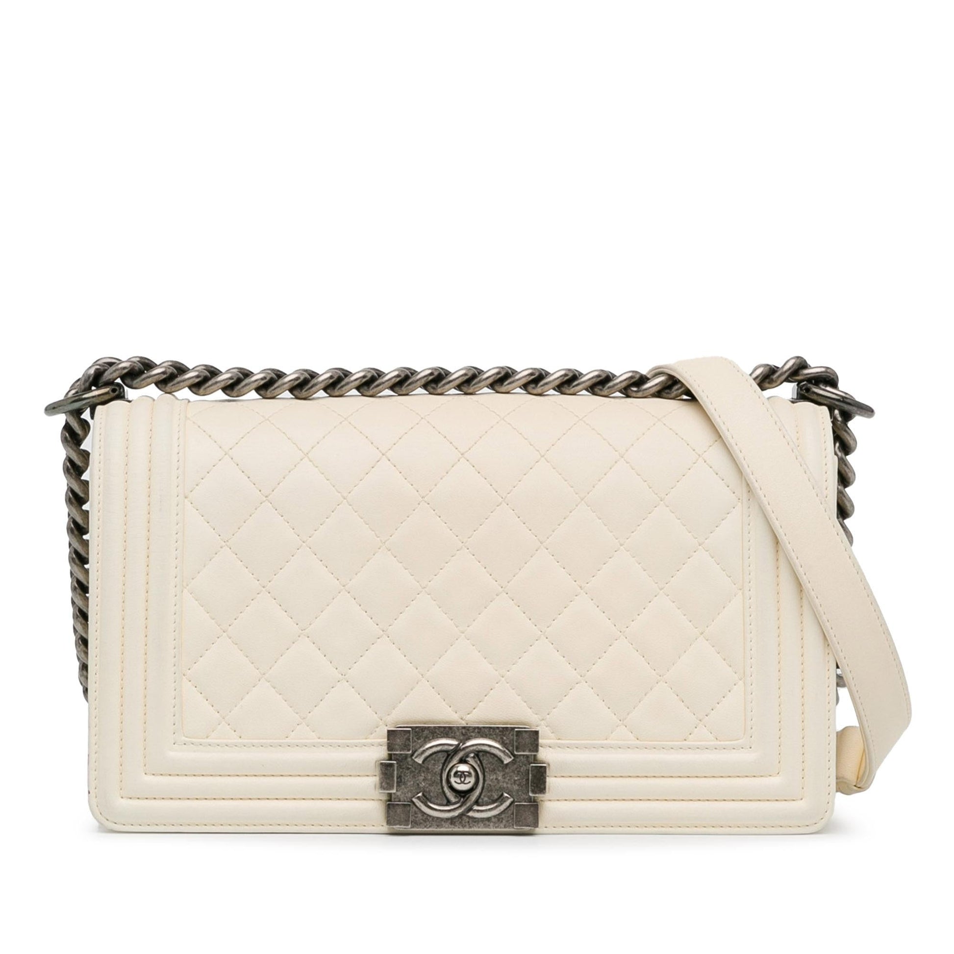 Chanel Lambskin Boy Flap SHG-RSLYkH Handbag