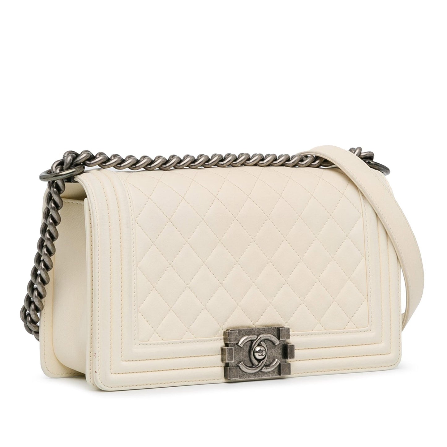 Chanel Lambskin Boy Flap SHG-RSLYkH Handbag