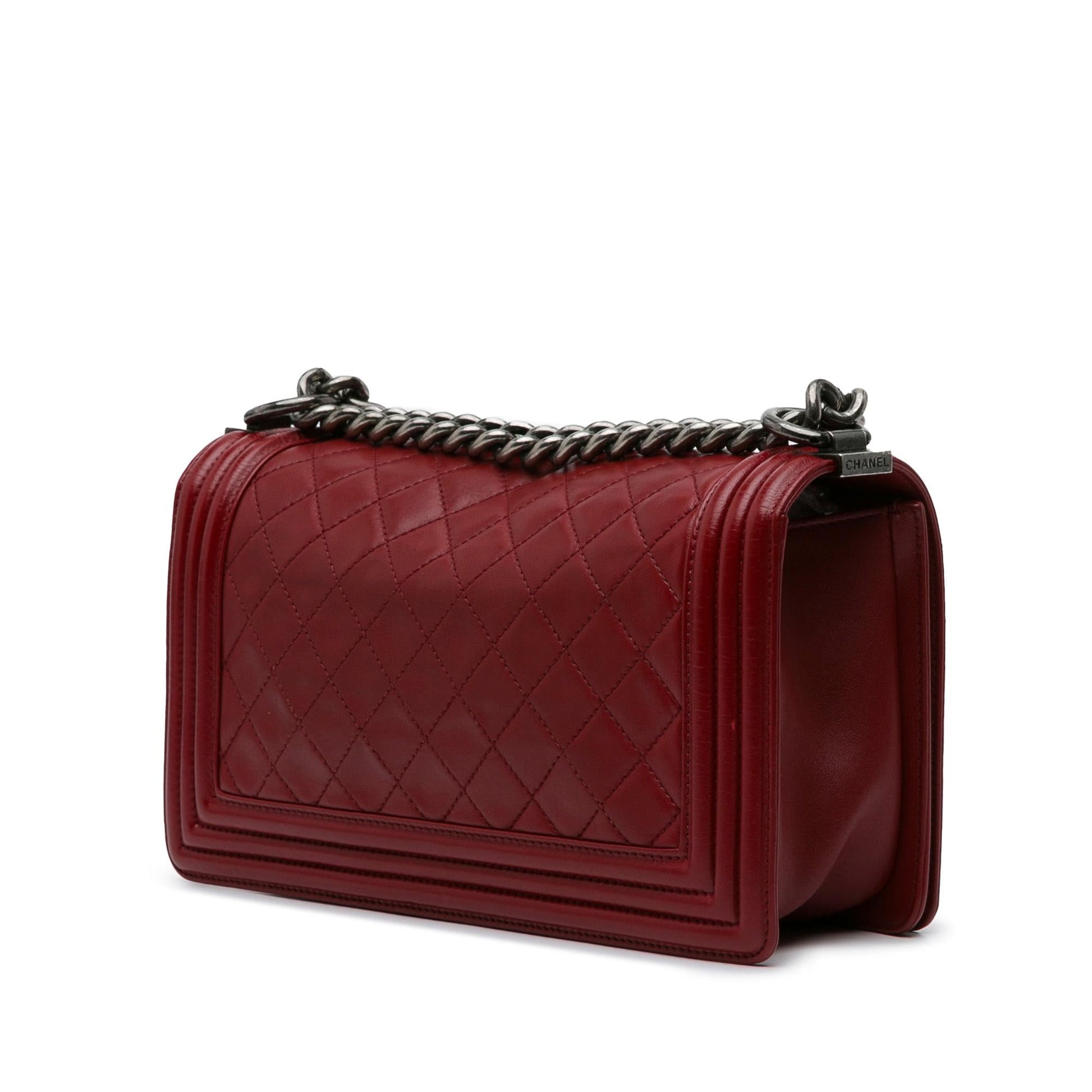 Chanel Lambskin Boy Flap SHG-xqrGFO Handbag
