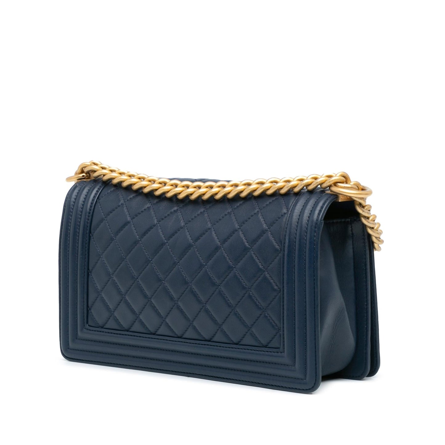 Chanel Lambskin Boy Flap SHG-ocopwr Handbag