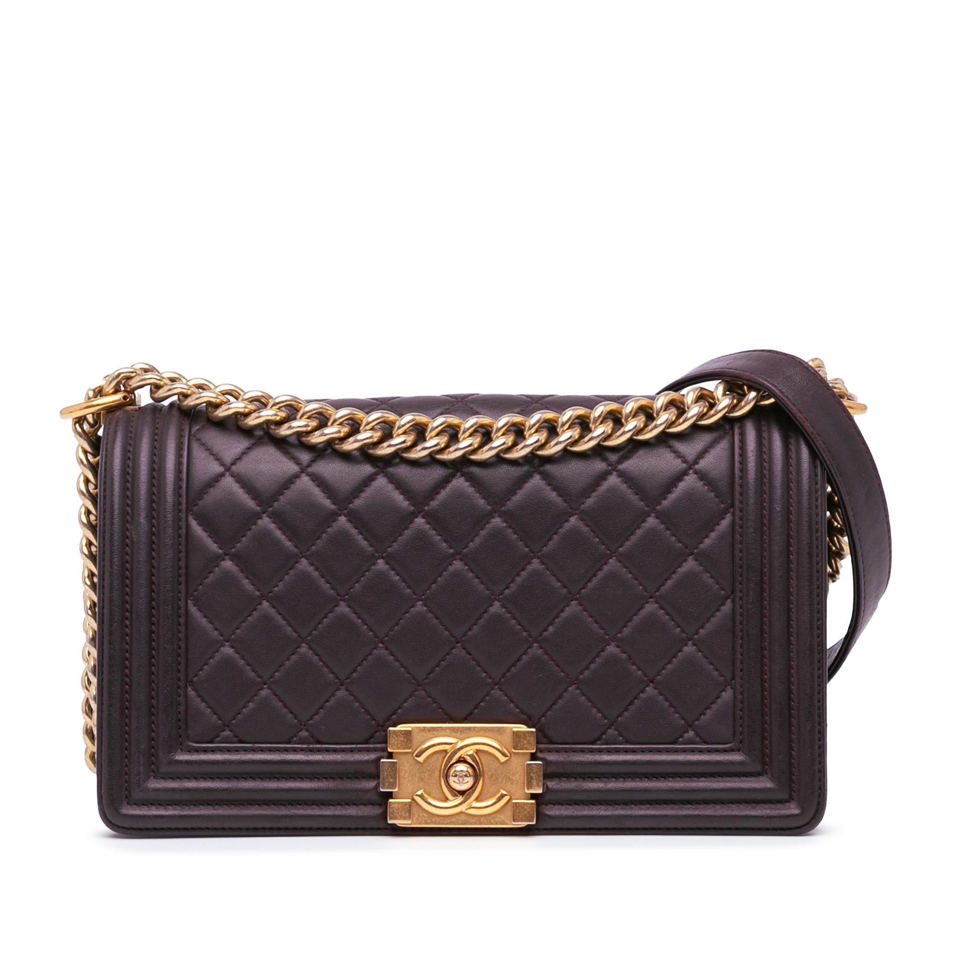 Chanel Lambskin Boy Flap SHG-0YmPx8 Handbag