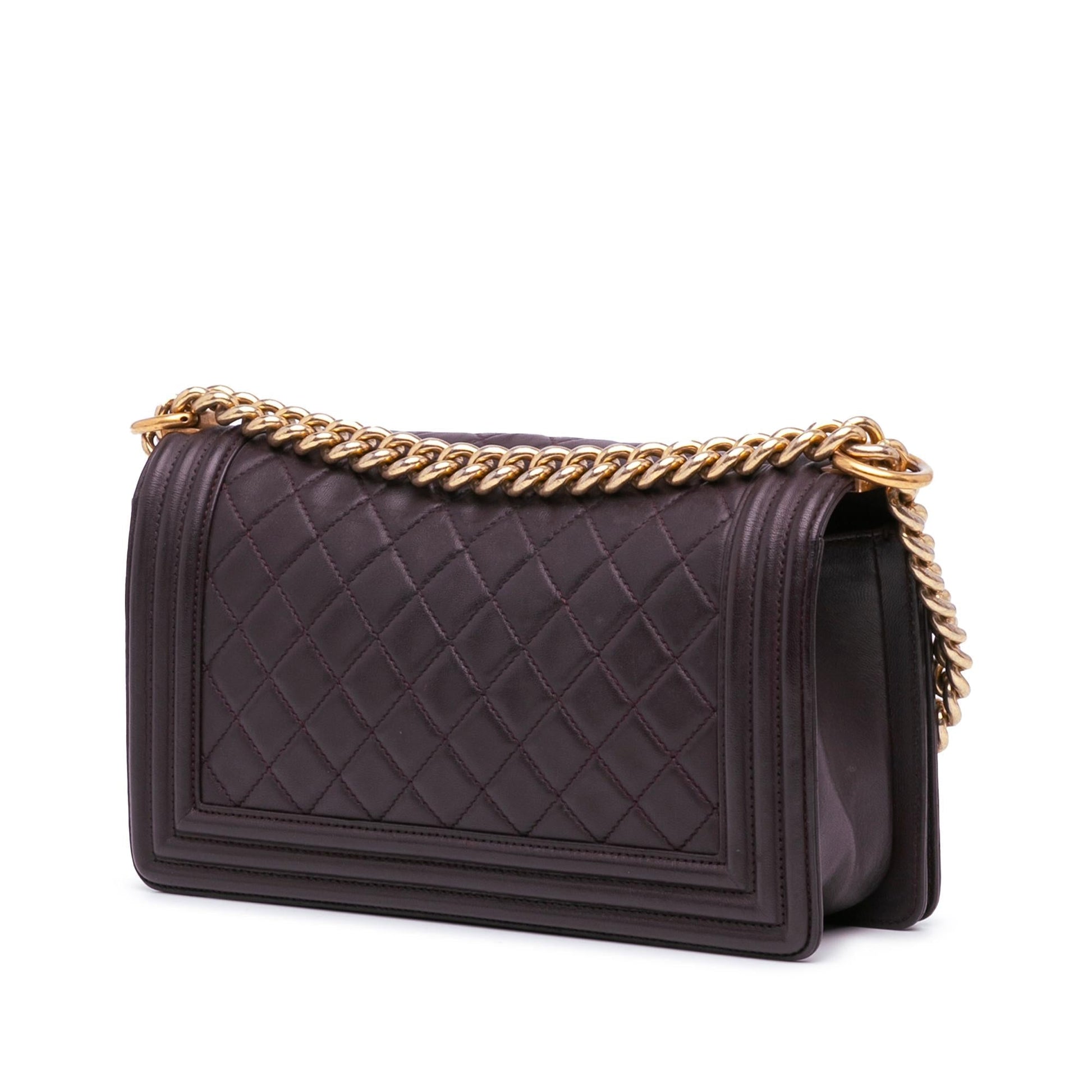 Chanel Lambskin Boy Flap SHG-0YmPx8 Handbag
