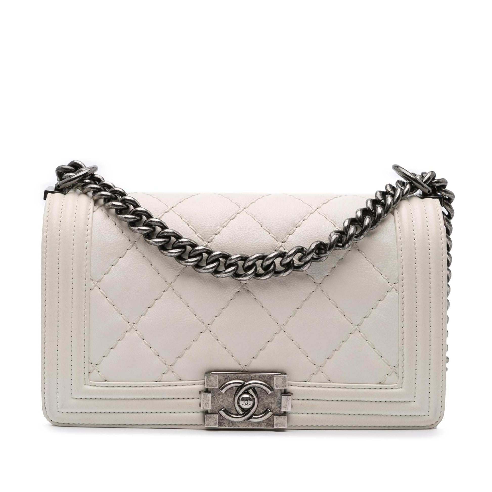Chanel Lambskin Boy Flap Handbag Flap 1