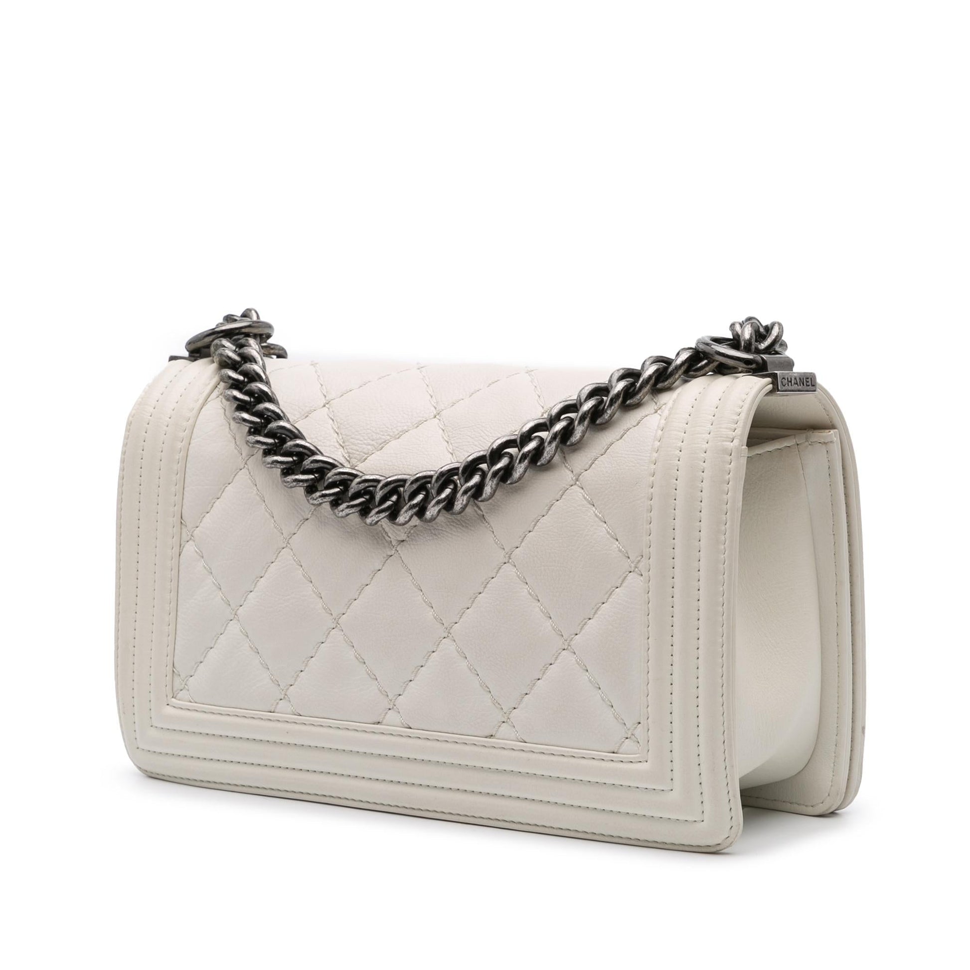 Chanel Lambskin Boy Flap Handbag Flap 1