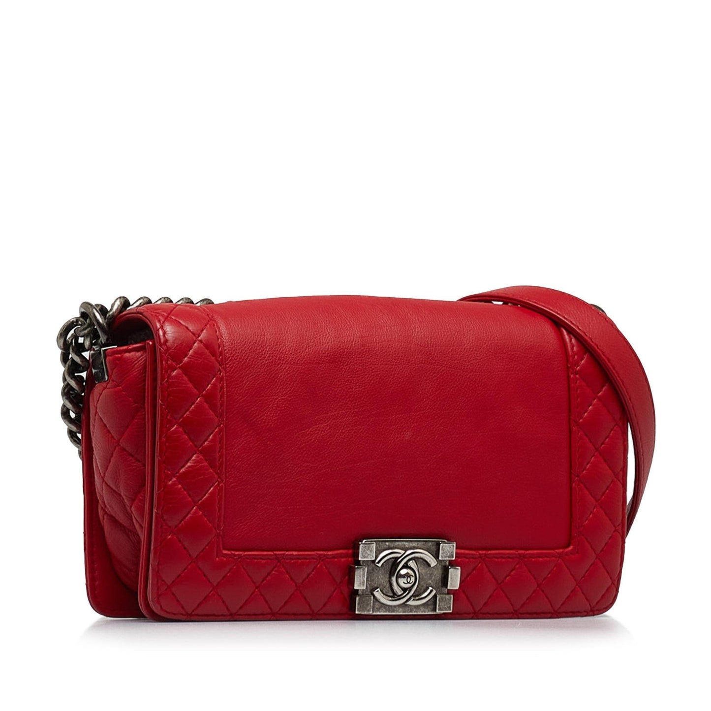 Chanel Lambskin Boy Reverso Flap SHG-9H5l0X Handbag