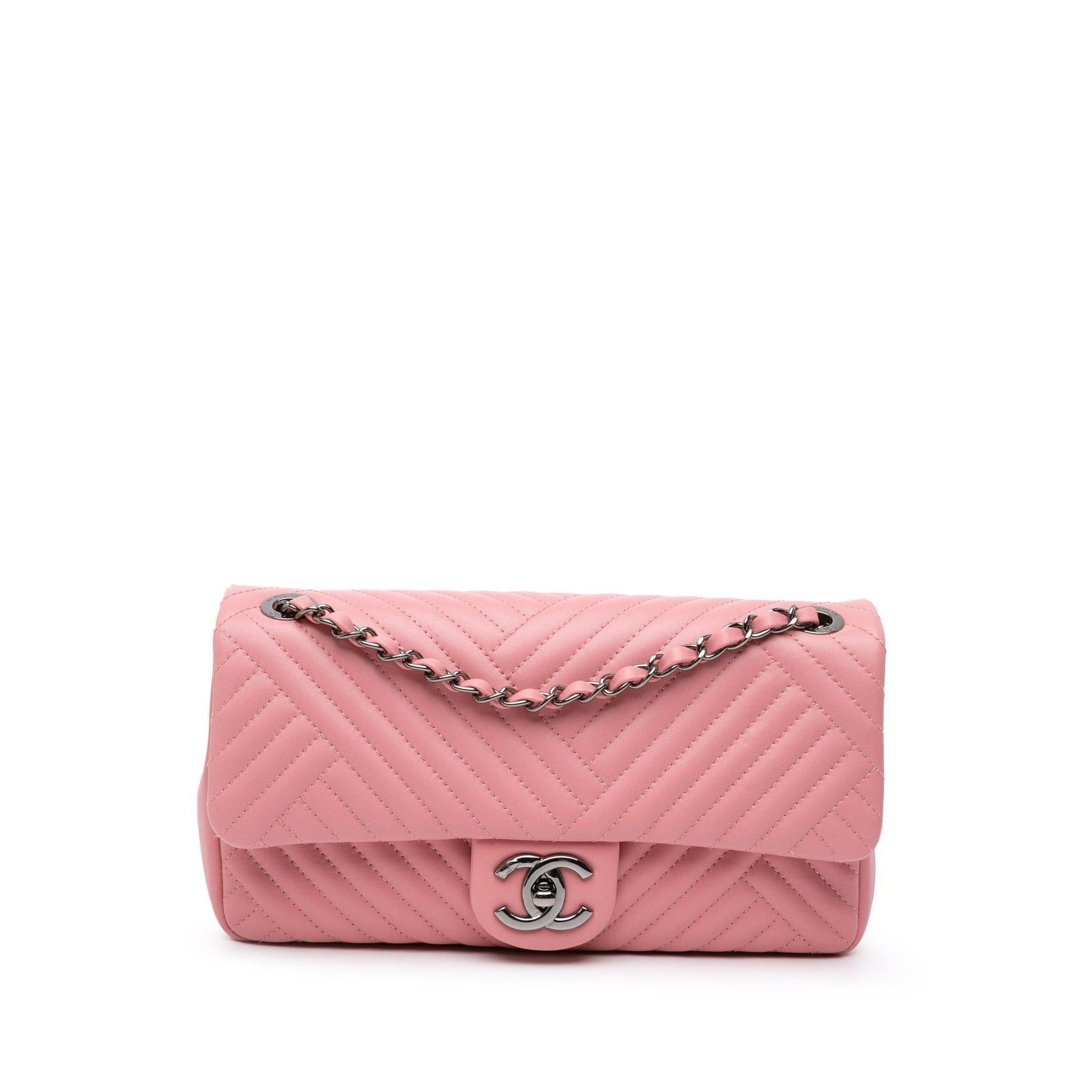 Chanel Lambskin CC Crossing Flap Handbag
