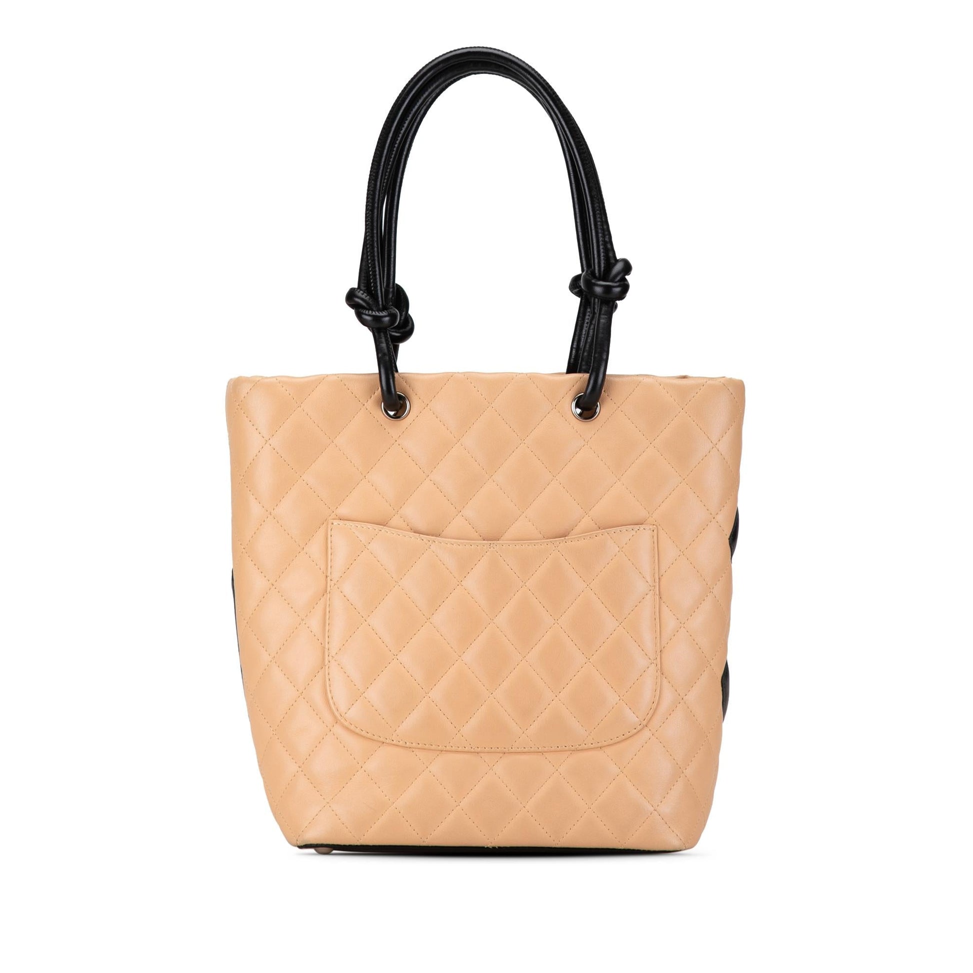 Chanel Lambskin Cambon Ligne Tote Bag Ligne Tote