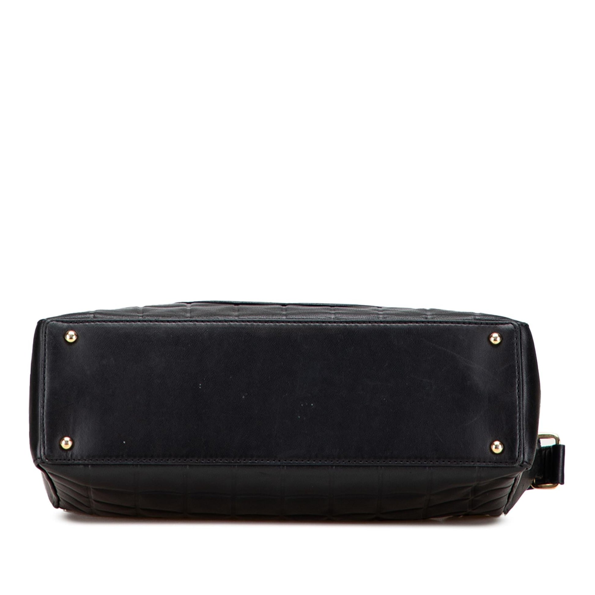 Chanel Lambskin Chocolate Bar Shoulder Bag