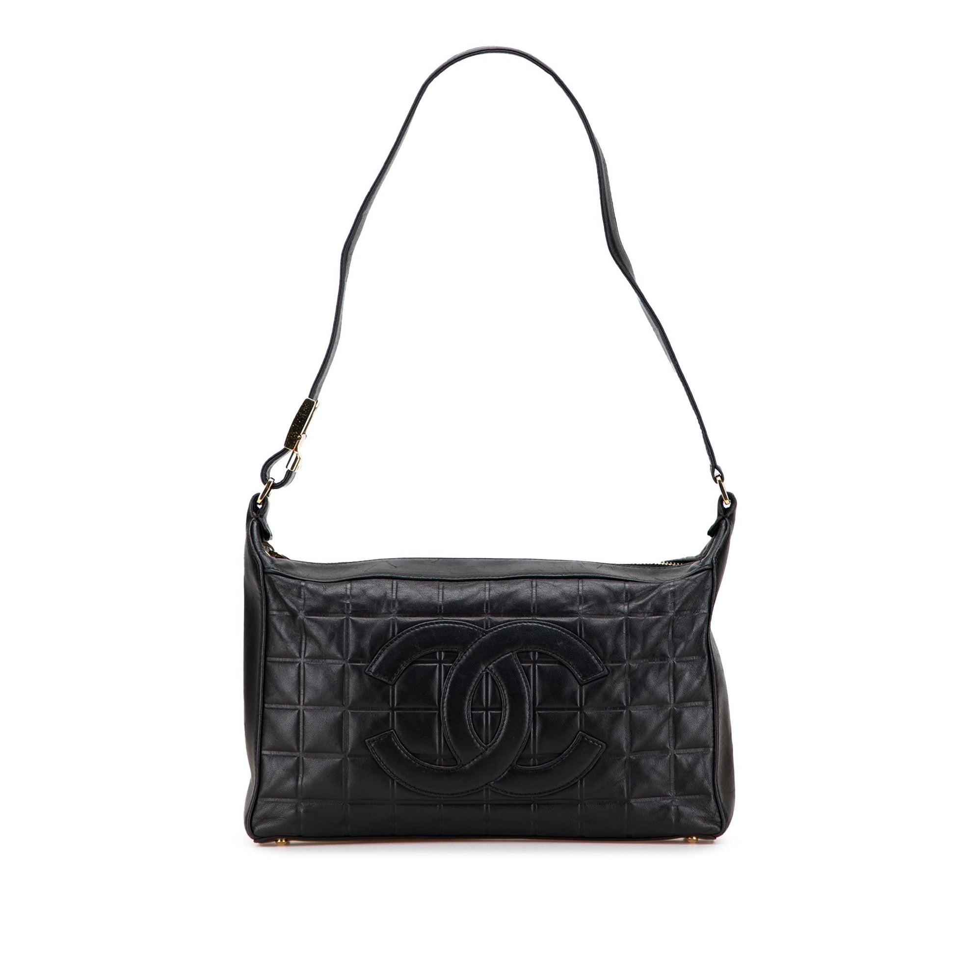 Chanel Lambskin Chocolate Bar Shoulder Bag