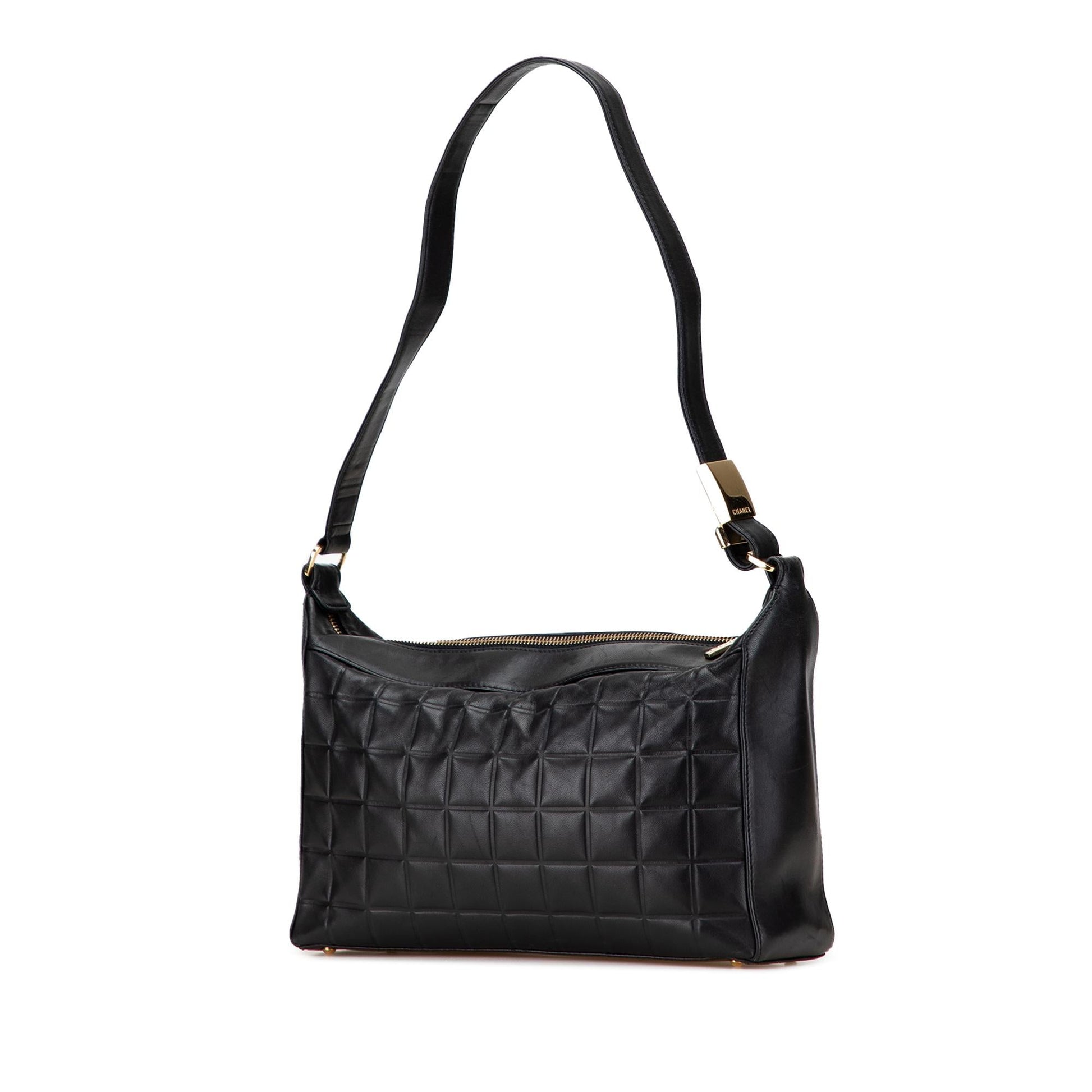 Chanel Lambskin Chocolate Bar Shoulder Bag